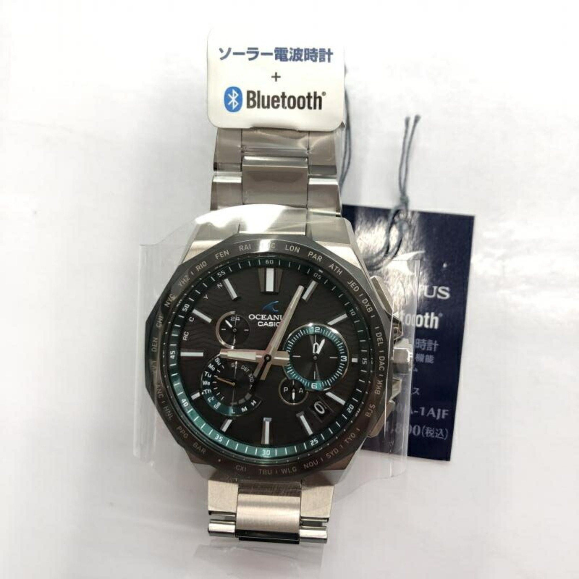 image of Casio Oceanus Watch Radio Solar Ocw-T6000A-1Ajf in Silver, Women's