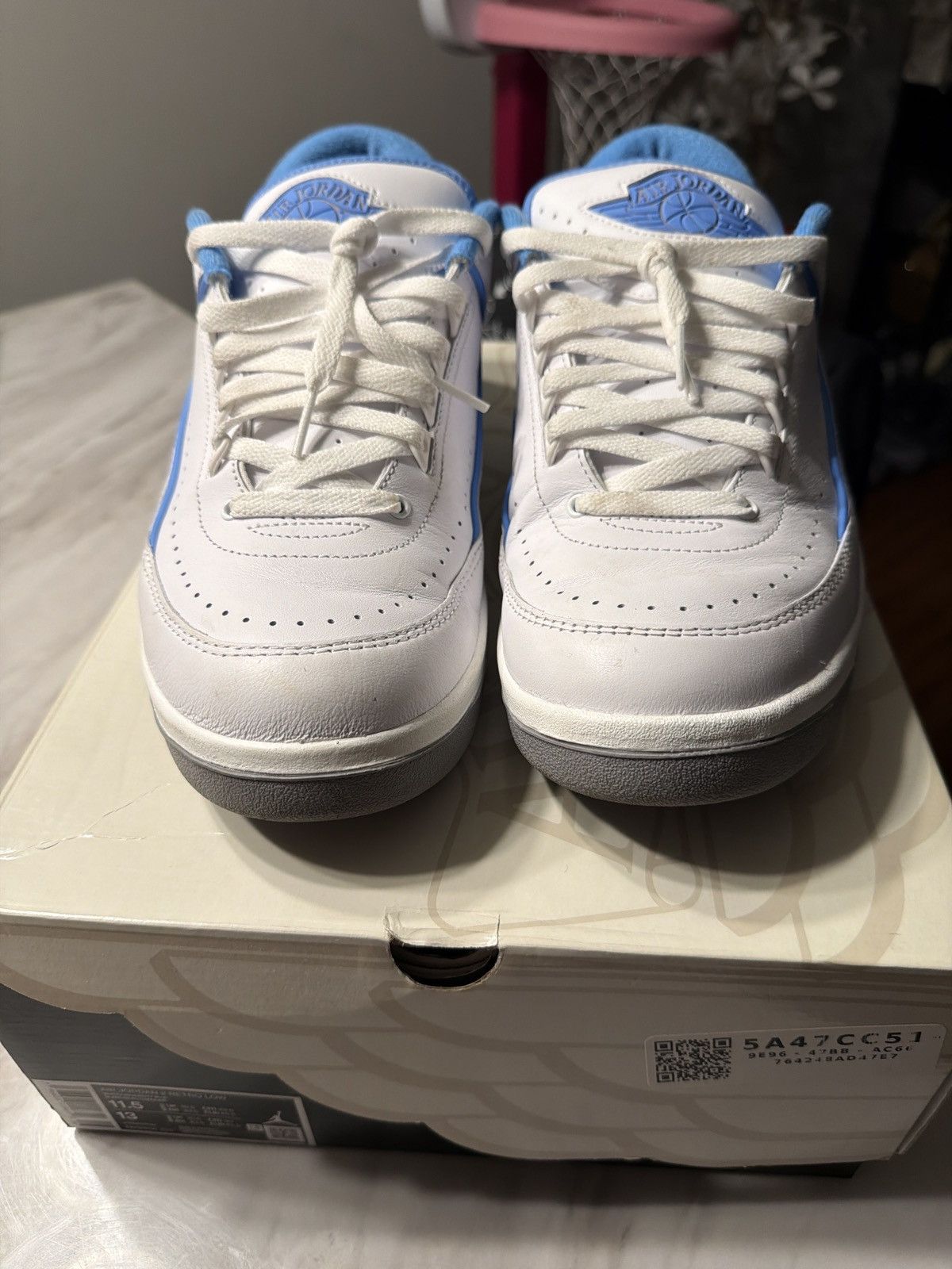 Jordan Brand Jordan 2 Retro Low UNC Size US 11.5 / EU 44-45 - 3 Thumbnail