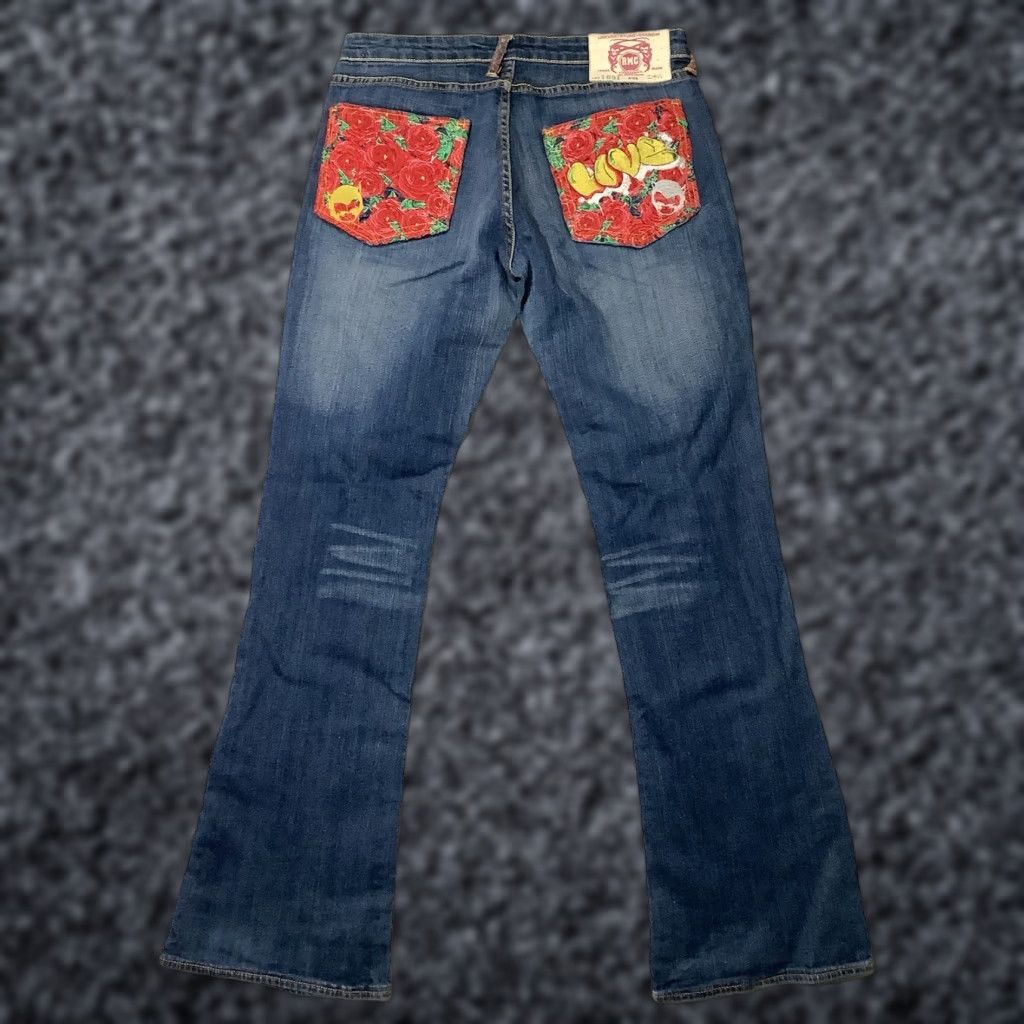 Vintage Martin Red Monkey RMC Martin Ksohoh Denim Jeans Womens Blue 28 Bootcut Jeans Size 28" / US 6 / IT 42 - 1 Thumbnail