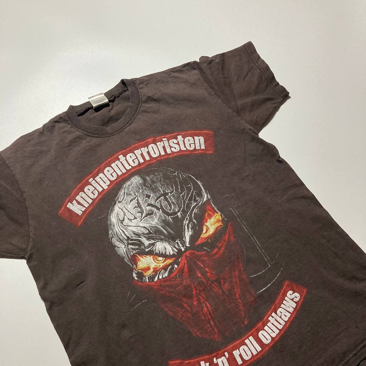 Band Tees Vintage Kneipenterroristen Rock N Roll Outlaws Rock Band Tee Size US L / EU 52-54 / 3 - 2 Thumbnail