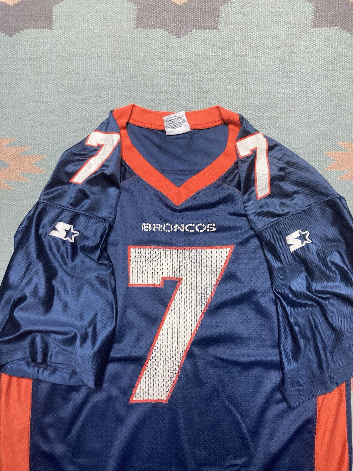 Starter × Vintage 90s starter football jersey John Elway Denver broncos 7 48 L Size US L / EU 52-54 / 3 - 3 Thumbnail