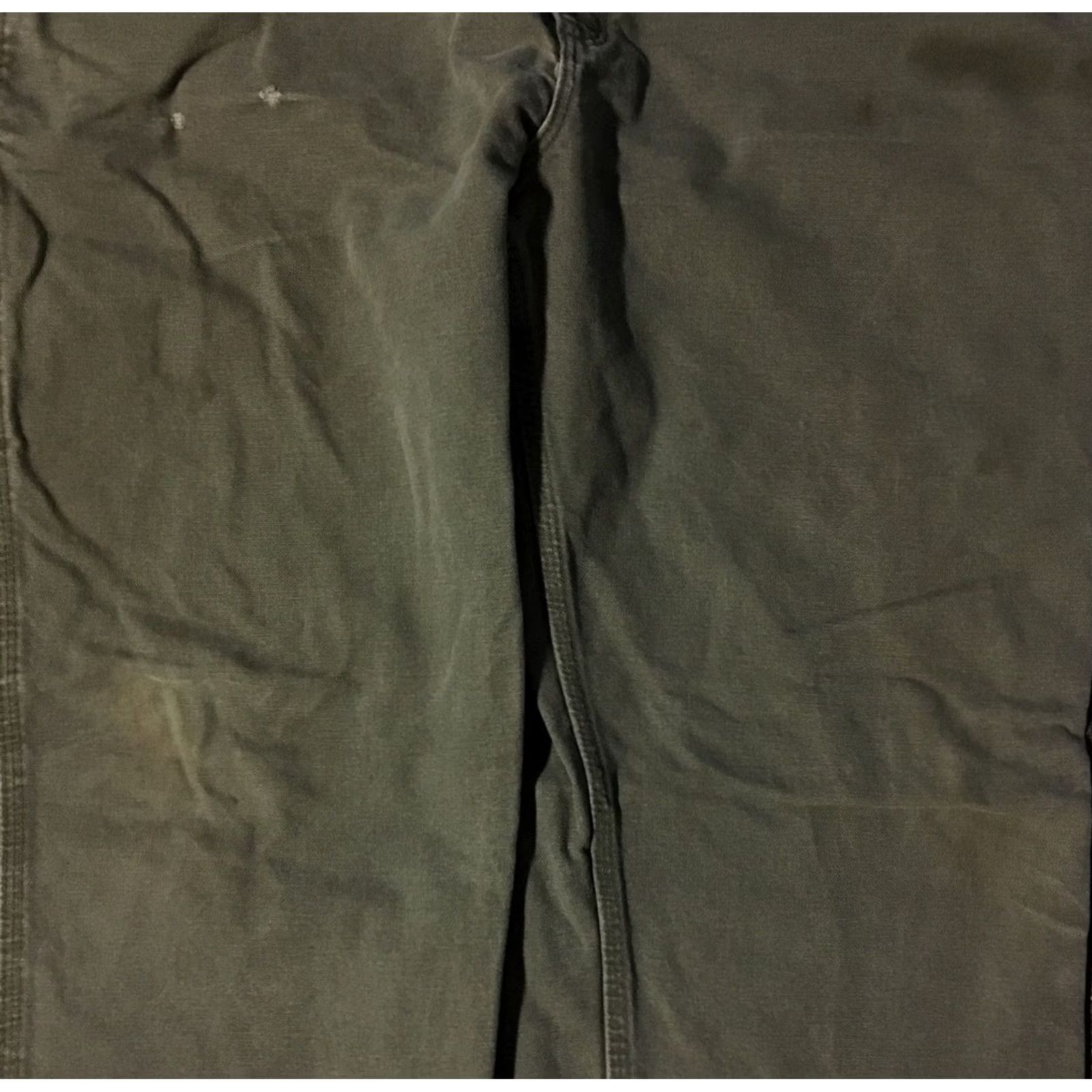 Carhartt VINTAGE Carhartt B11 MOS Faded Distressed Pants 40/34 Grunge Biker Punk Skate Work 90s Mens Pants Green 40 34 Cargo Distressed 90s Carhartt Mens Size US 40 / EU 56 - 6 Thumbnail