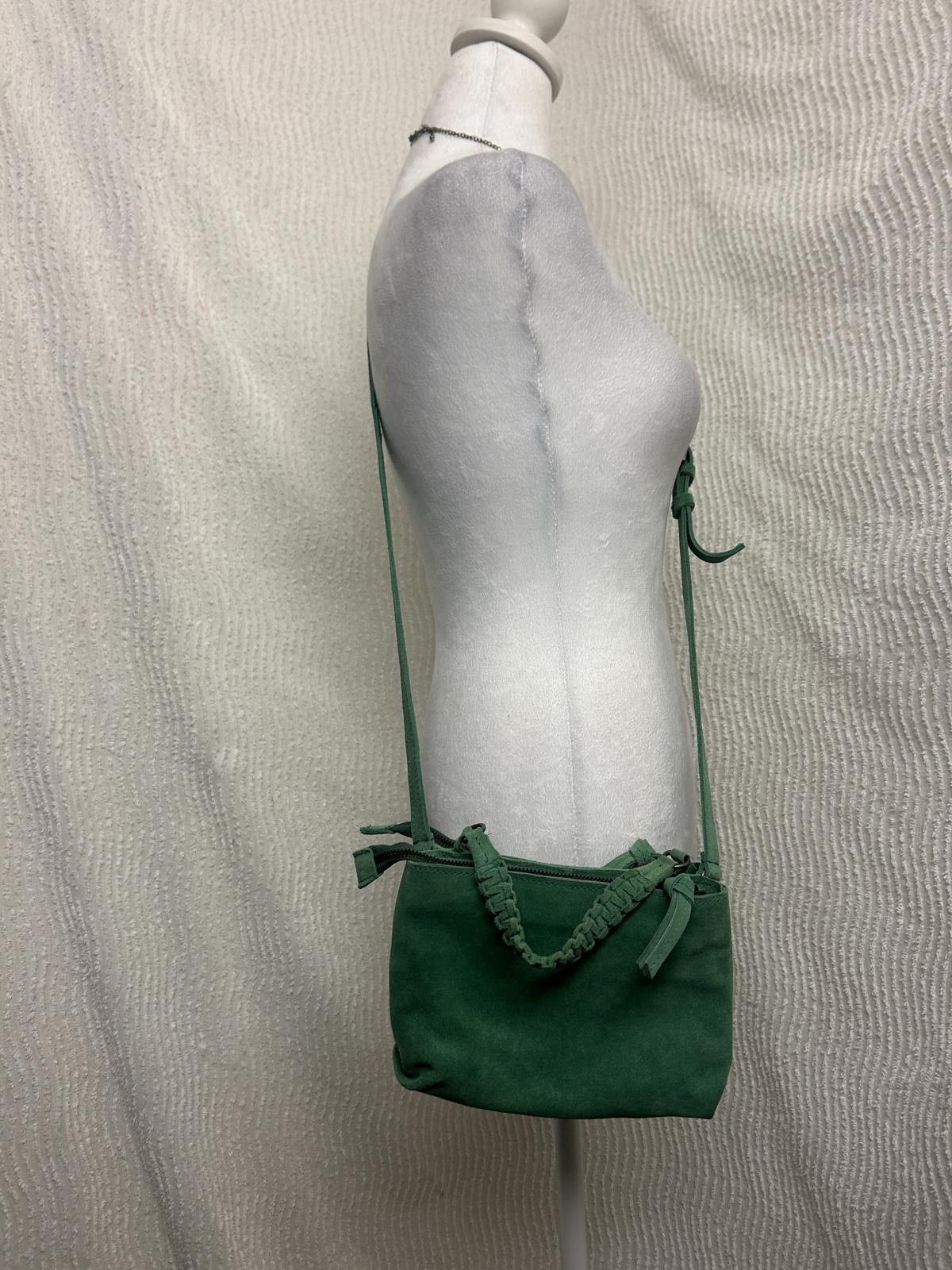 Free People Free People Green Suede Mini Purse Small Shoulder Bag Boho Size ONE SIZE - 4 Thumbnail