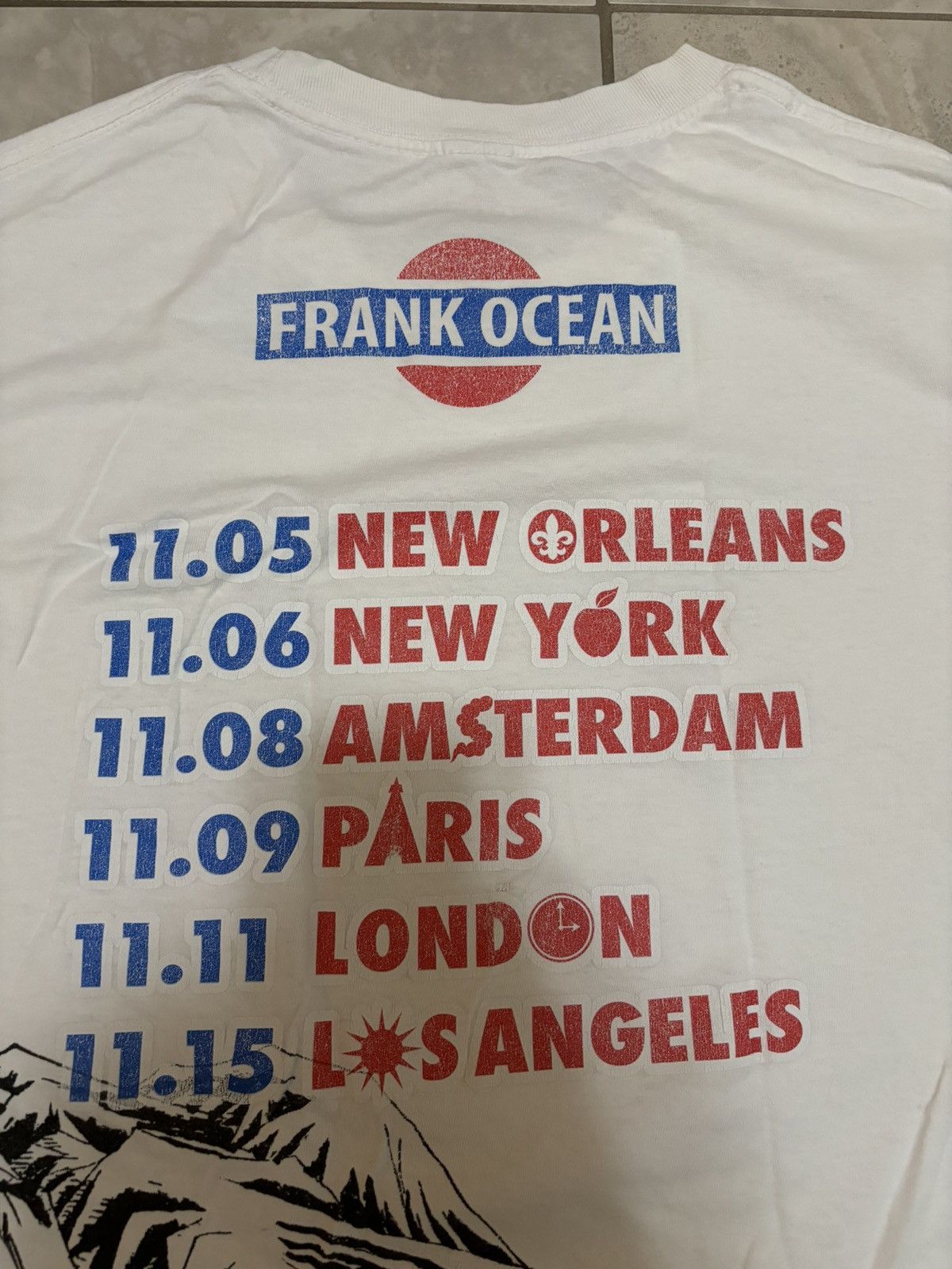 Band Tees rare Frank Ocean Nostalgia Ultra 2011 music tour t shirt Size US L / EU 52-54 / 3 - 10 Thumbnail