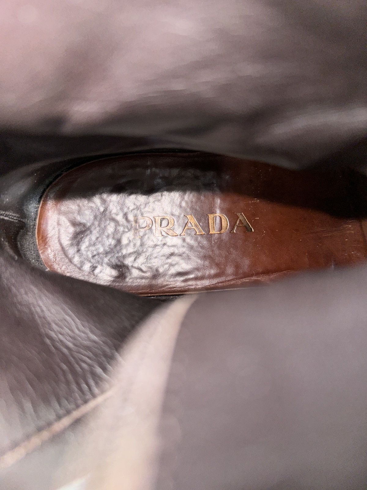 Prada PRADA Zip Brown Leather Perforation Boots Size: 8,5 / 42,5 Size US 8.5 / EU 41-42 - 18 Thumbnail