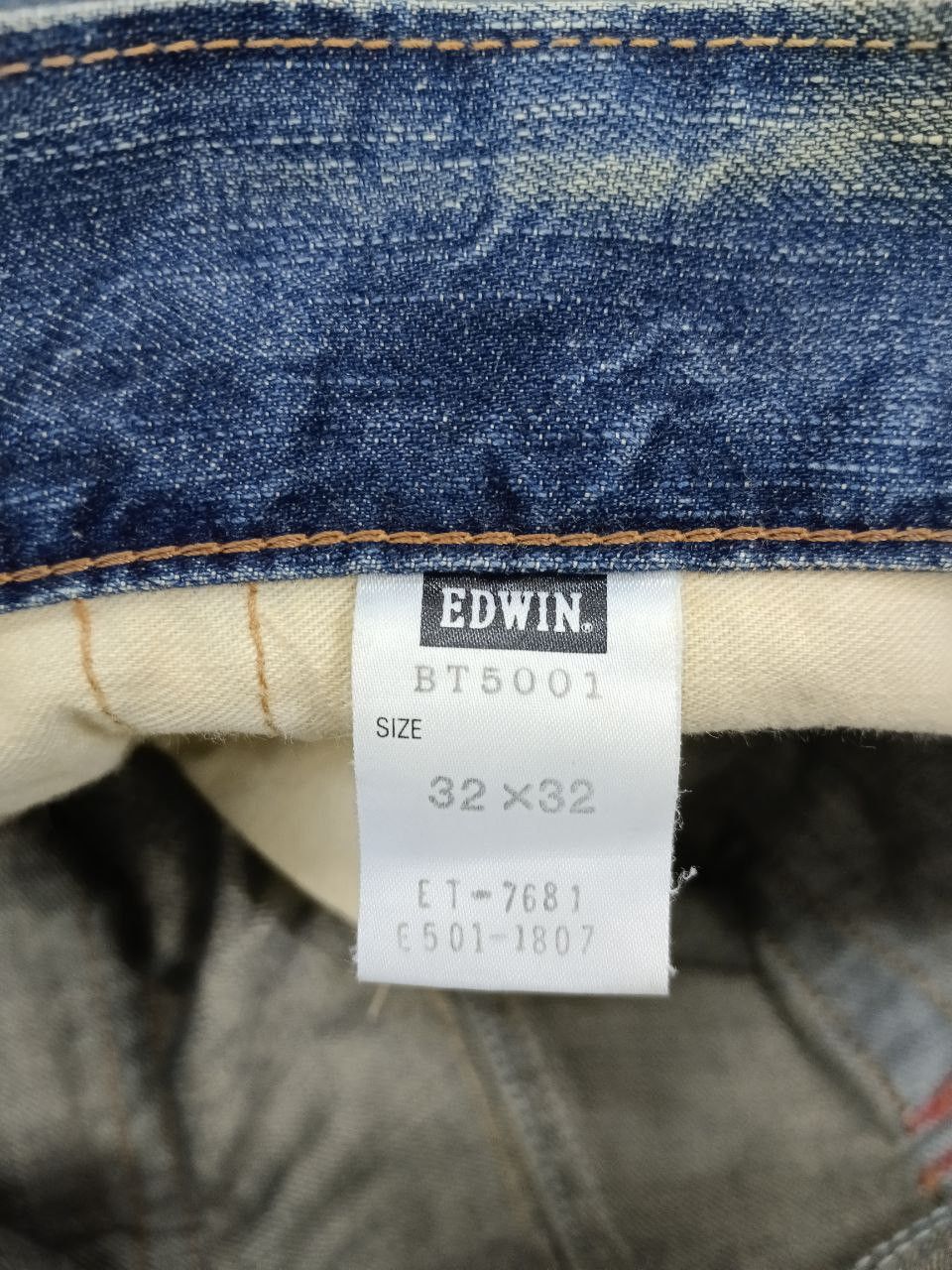 Vintage FLARE SICK EDWIN DENIM PANTS Size US 32 / EU 48 - 8 Thumbnail