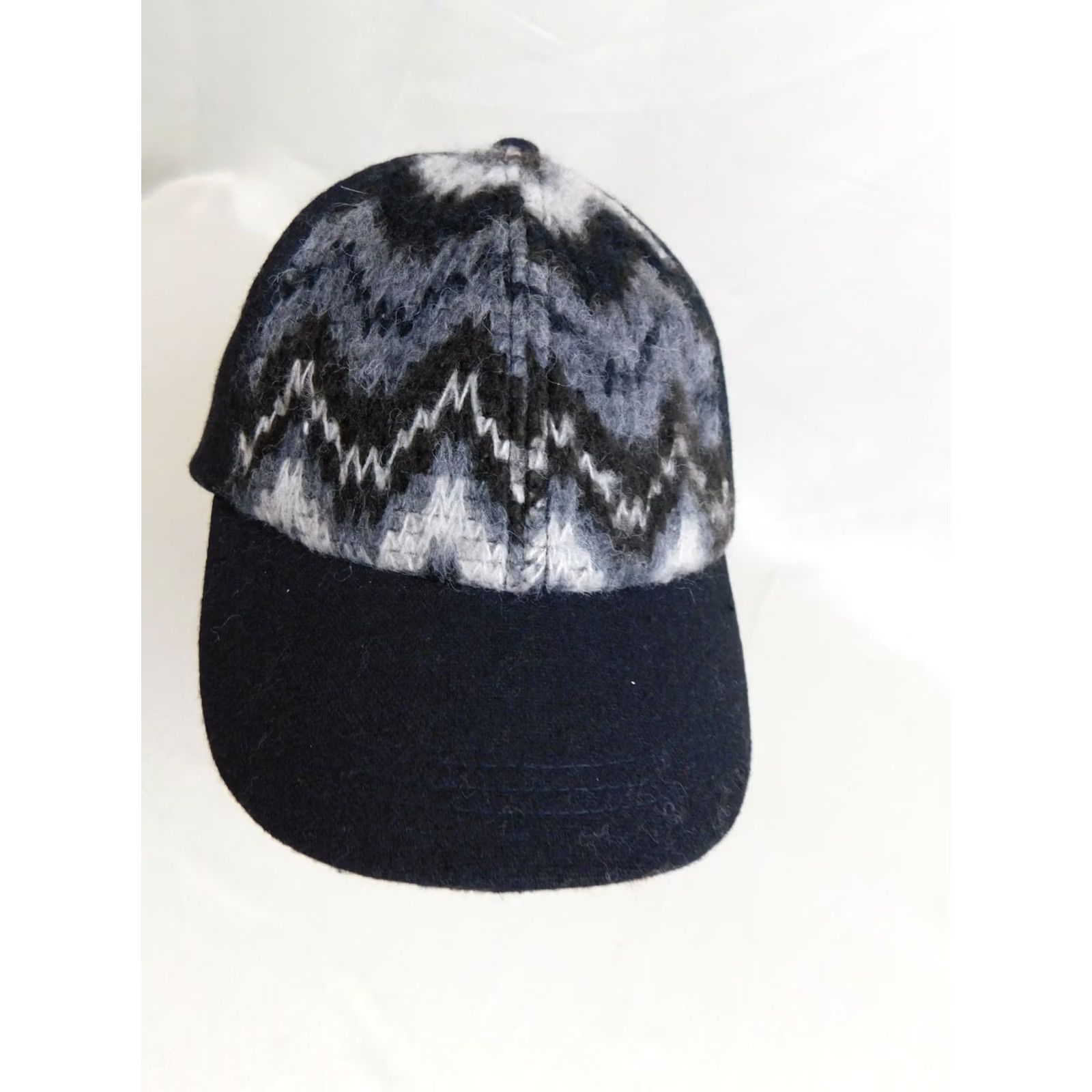 Jessica Simpson Jessica Simpson Zig Zag Baseball Cap - Black-Grey - One Size - Black - Baseball Cap - Women - One Size Size ONE SIZE - 3 Thumbnail