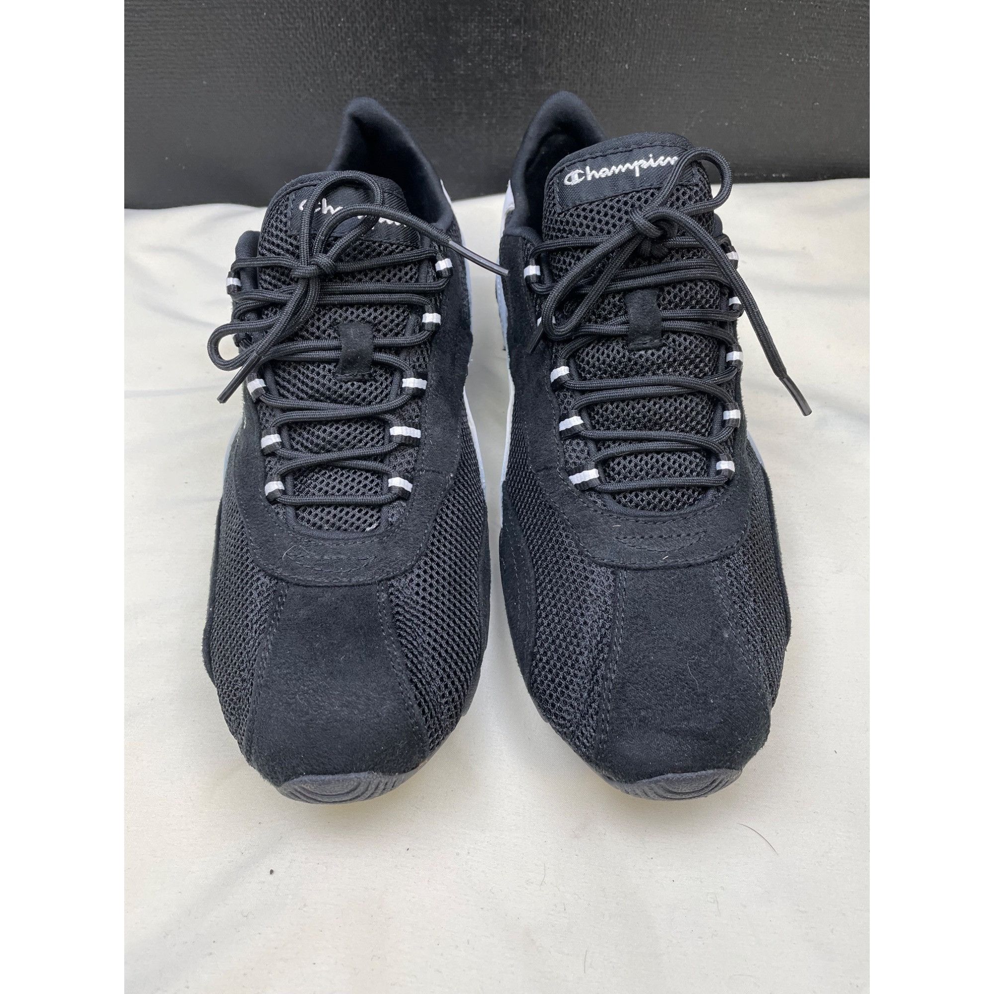 Champion Champion Womens Black White Sneakers Shoes Size 10 SKU 6823 Size US 10 / IT 40 - 1 Thumbnail