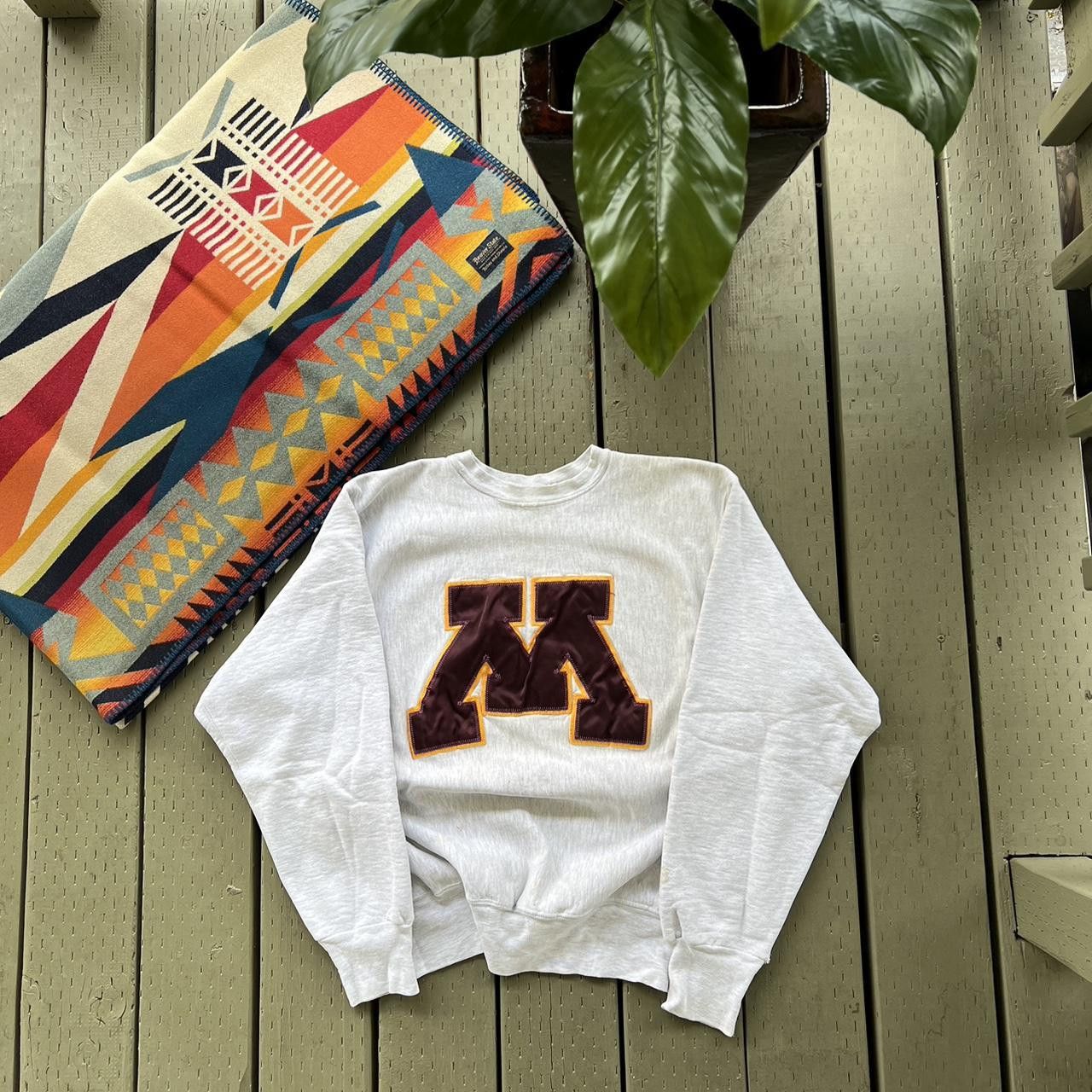 Vintage VTG Minnesota Golden Gophers Sweatshirt ChampionReverseWeave Size US XL / EU 56 / 4 - 2 Thumbnail