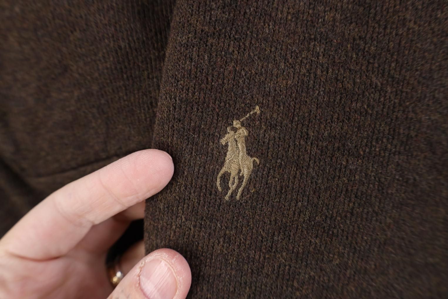Polo Ralph Lauren Vintage Ralph Lauren Elbow Patch Ribbed Knit Shawl Sweater Size US XL / EU 56 / 4 - 7 Thumbnail