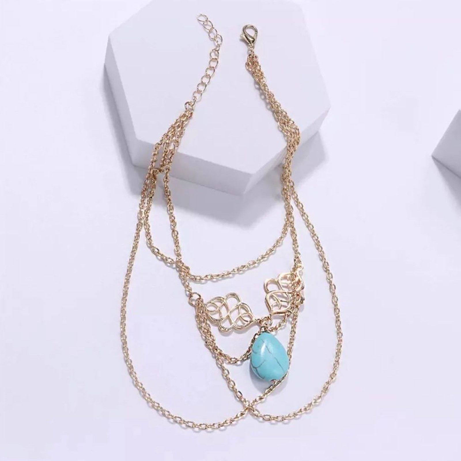 Other Bohemian Turquoise Arm Bracelet Size ONE SIZE - 2 Thumbnail
