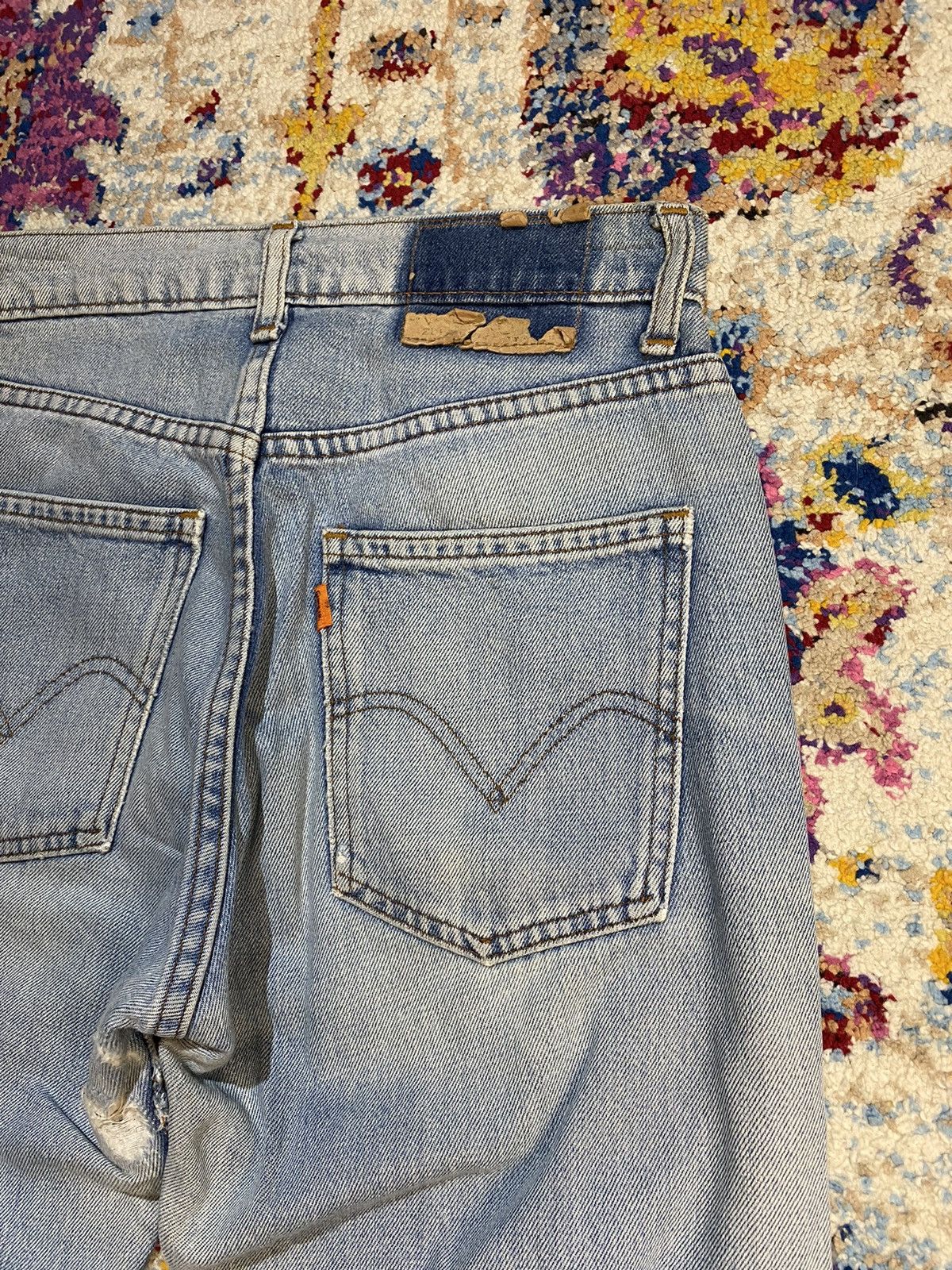 Levi's 80s Orange Tab Levi's non selvedge 347 Rindem Blue Jeans W32 Size US 32 / EU 48 - 6 Thumbnail