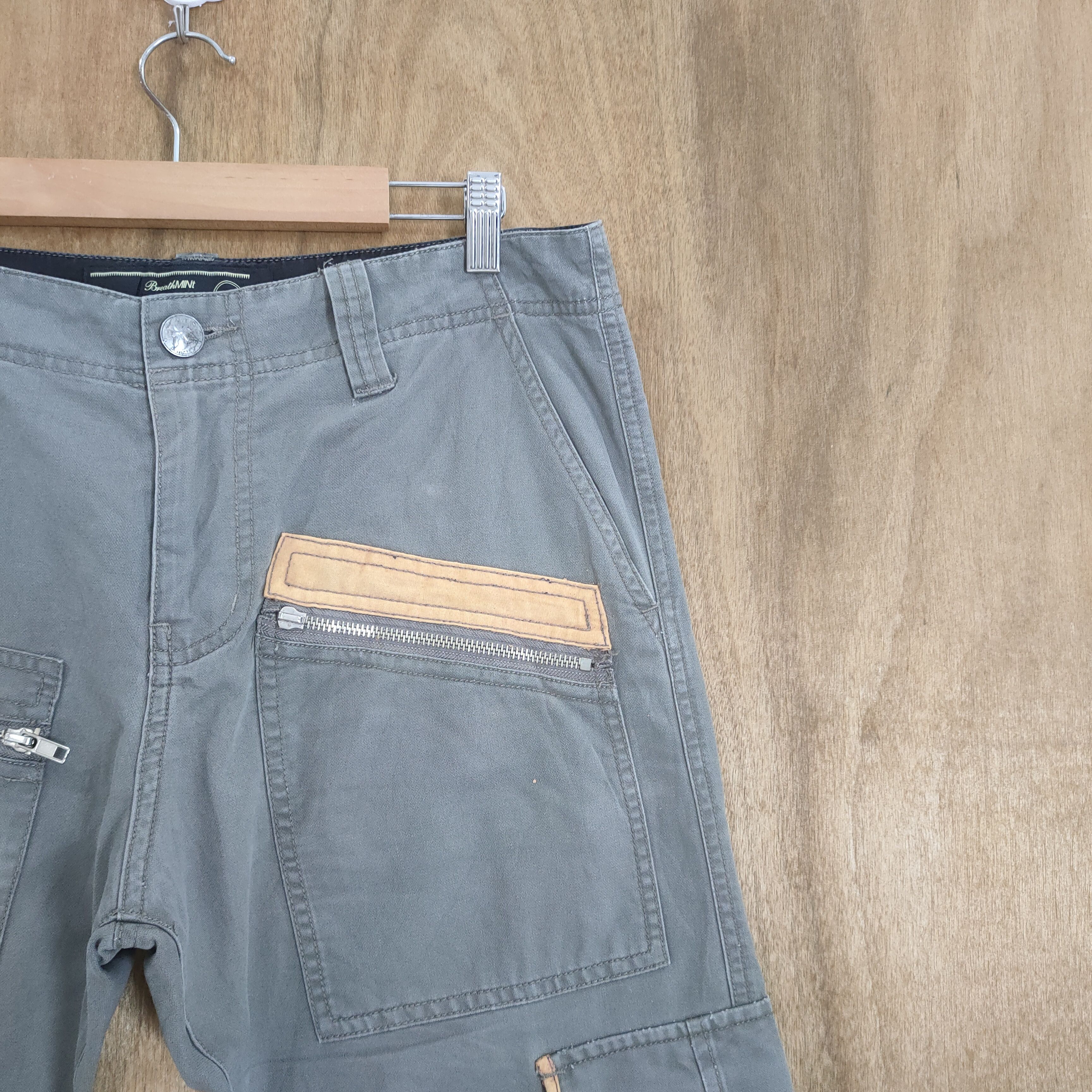 If Six Was Nine 10 POCKET BREATH MINT BONDAGE CARGO PANTS Size US 34 / EU 50 - 6 Thumbnail