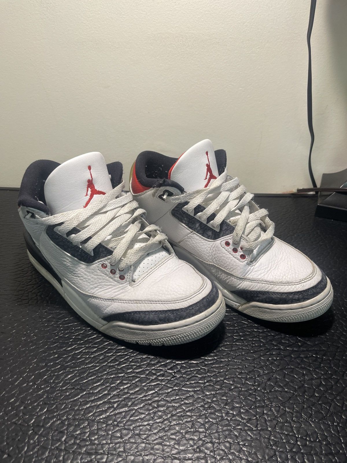 Nike Air Jordan 3 white Cement Size US 8.5 / EU 41-42 - 7 Thumbnail