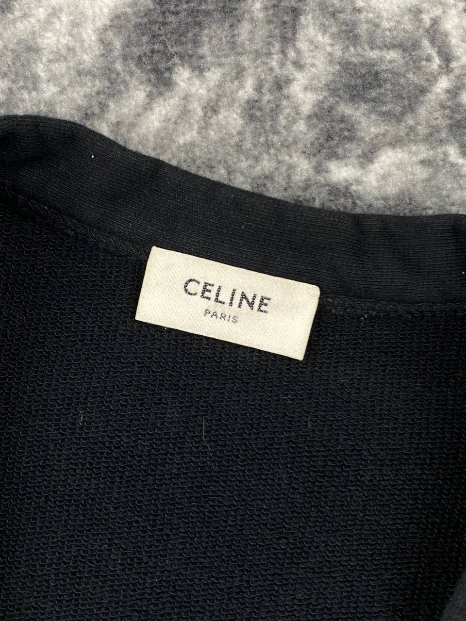 Celine Celine Cardigan Big Logo Men Size L Black Size US L / EU 52-54 / 3 - 5 Thumbnail