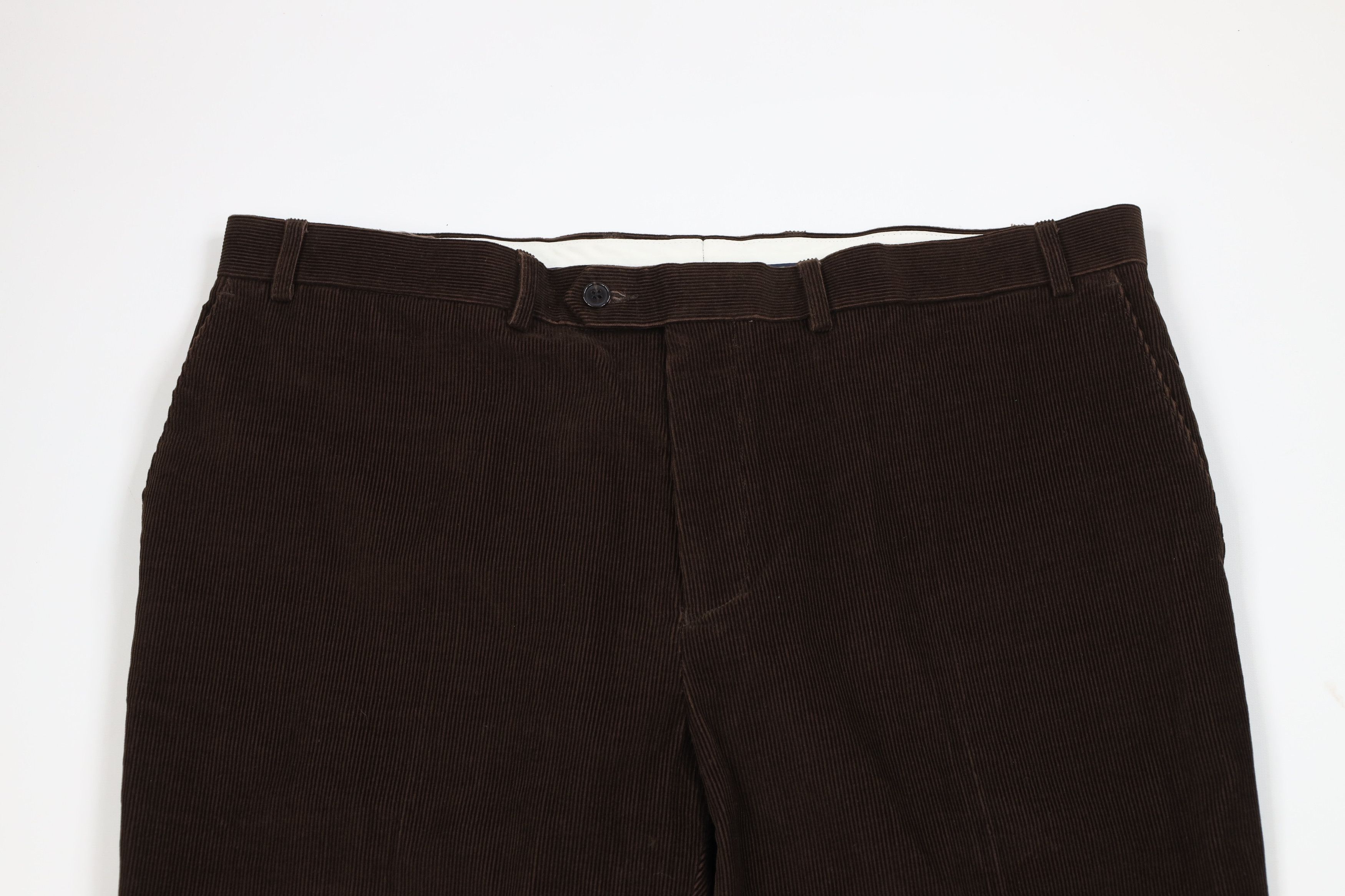 Ralph Lauren Vintage Ralph Lauren Straight Leg Corduroy Chino Pants Brown Size US 38 / EU 54 - 2 Thumbnail