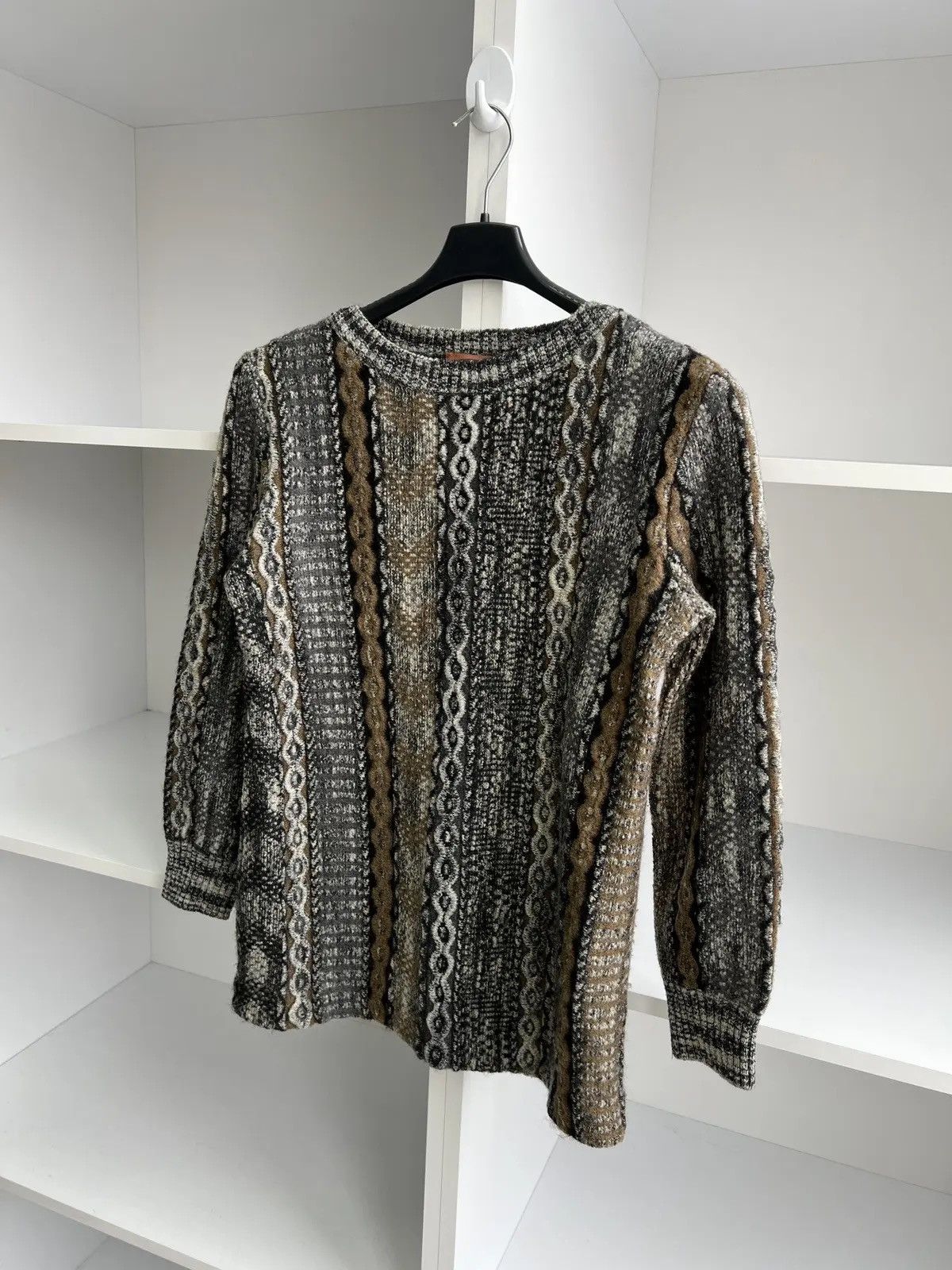 Missoni × Vintage Vintage Missoni wool Embroidered sweater Size US M / EU 48-50 / 2 - 2 Thumbnail