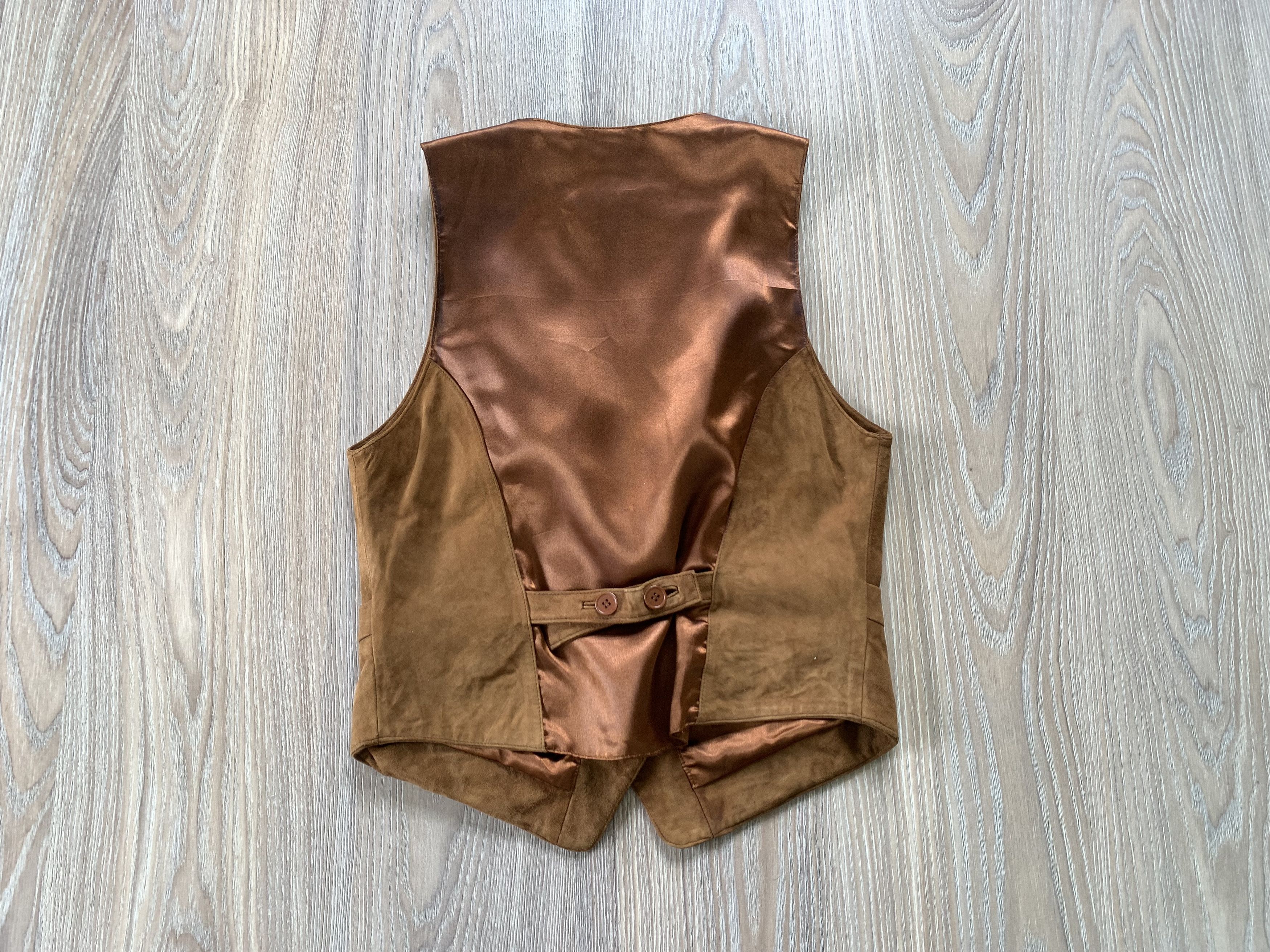 Vintage Biba Pariscop Vintage Combined Suede Vest Size US M / EU 48-50 / 2 - 3 Thumbnail