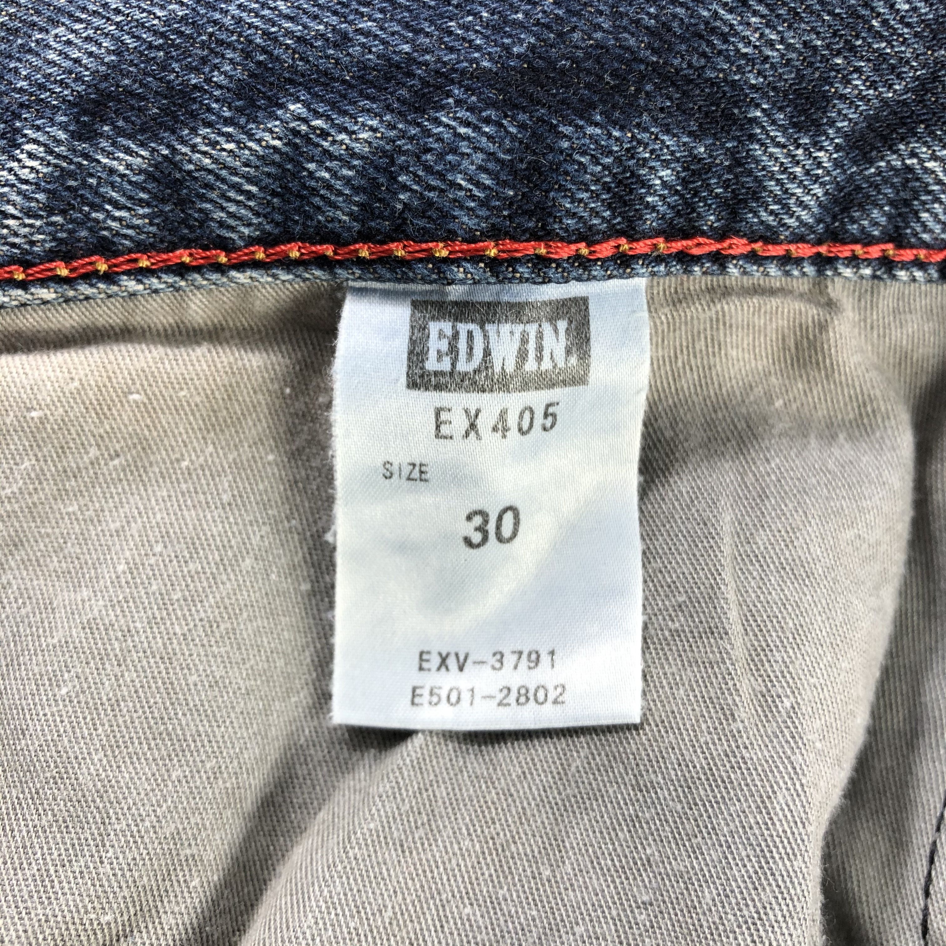Edwin Vintage Edwin Jeans Distressed Denim KJ1431 Size US 30 / EU 46 - 8 Thumbnail