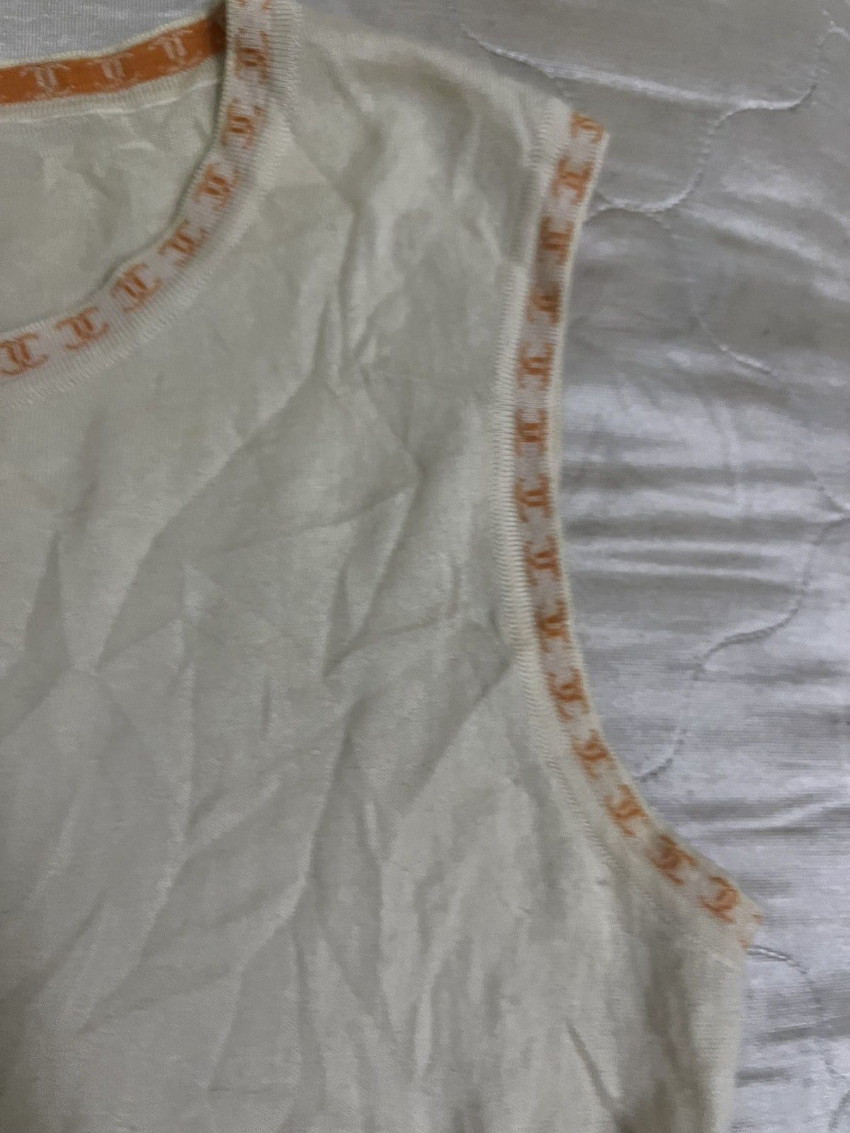 Chanel Archival CHANEL 2001S Cashmere Logo Trim Knit Tank TopSize42 Size M / US 6-8 / IT 42-44 - 12 Thumbnail