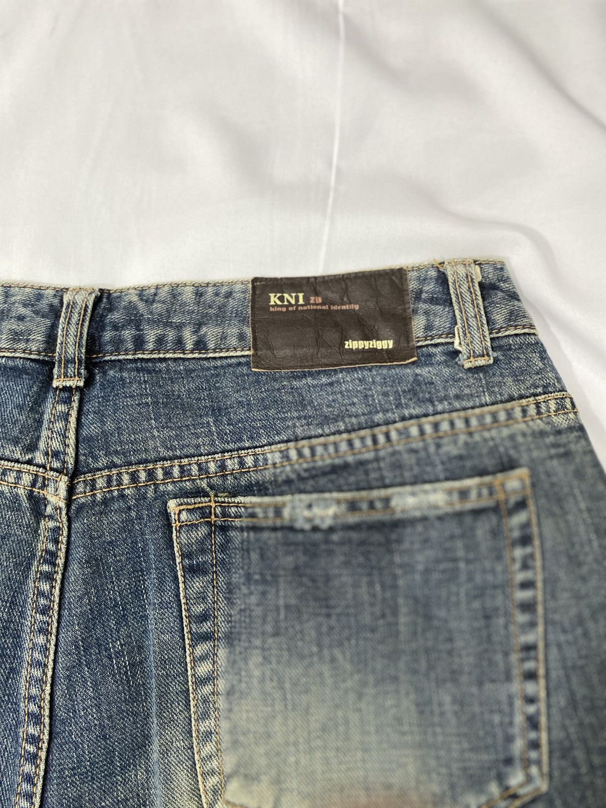 Beauty Beast Japanese Brand KNI distressed Studed denim pants Size US 32 / EU 48 - 7 Thumbnail