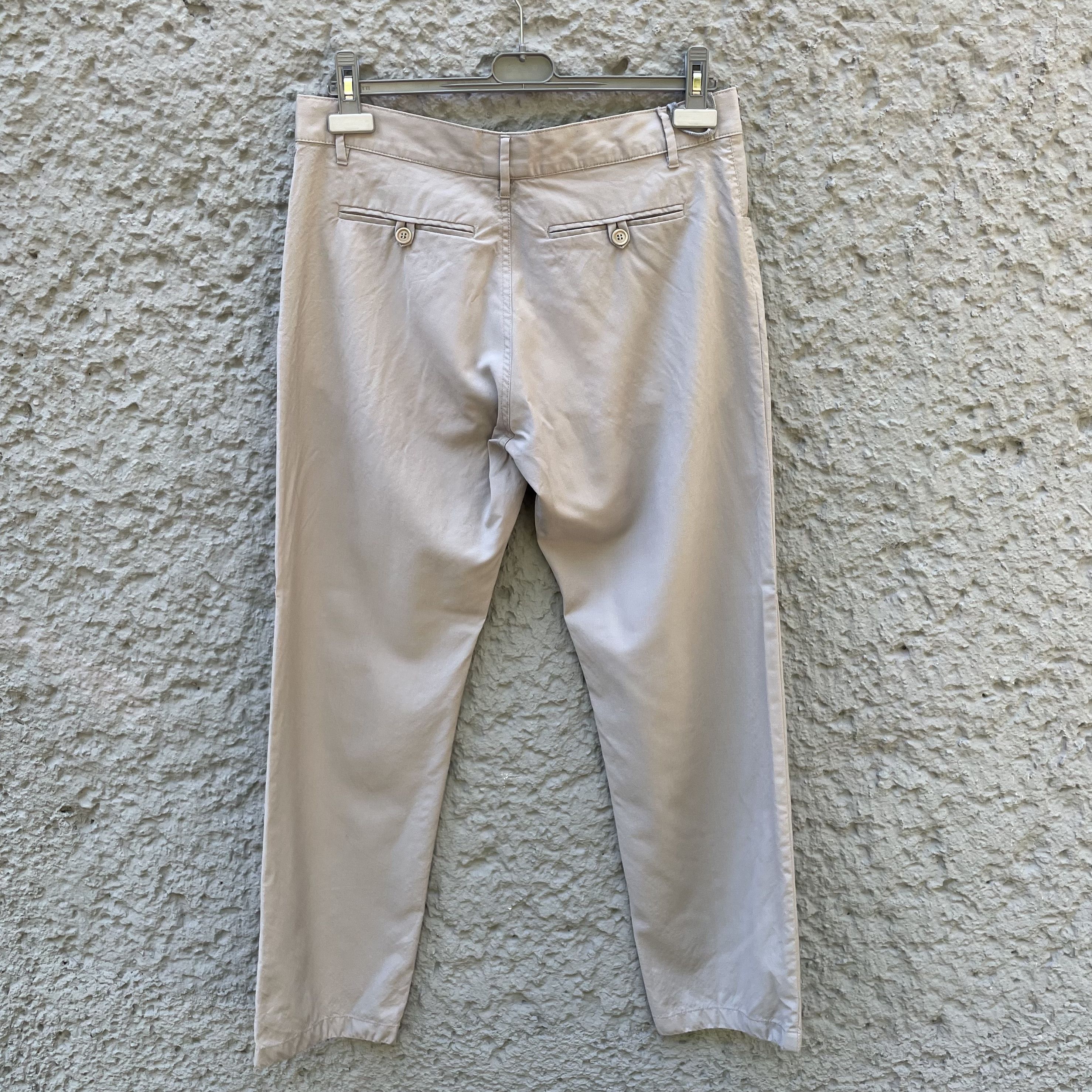 Helmut Lang Archive Vintage Helmut Lang Light Grey Trousers Pants Size US 32 / EU 48 - 2 Thumbnail