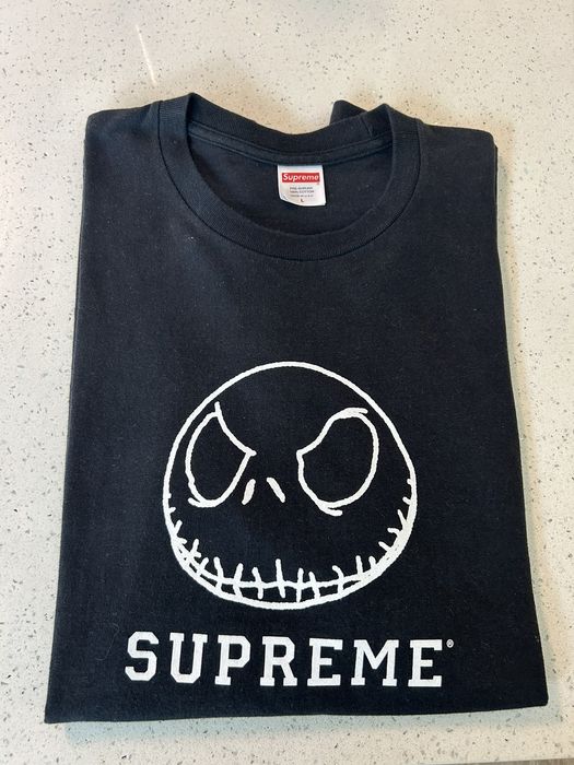 Supreme Supreme Skeleton Tee large FW23 black Jack Disney | Grailed