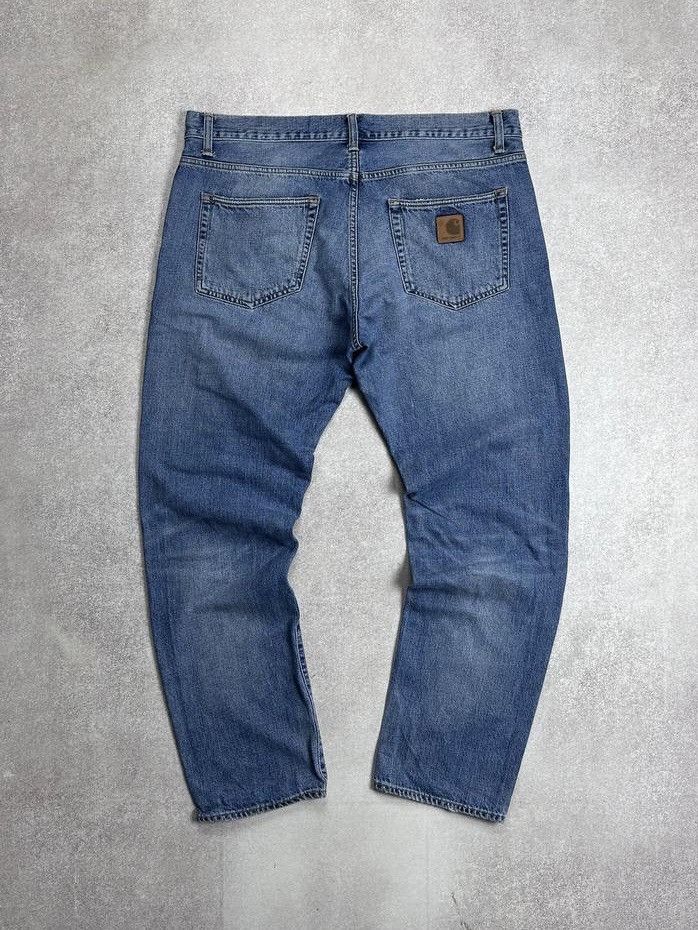 Carhartt Vintage Carhartt WIP Baggy Flared Denim Jeans Rare 38x32 Size US 38 / EU 54 - 1 Thumbnail