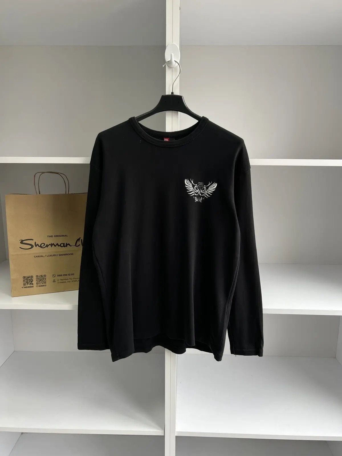 Designer × Diesel × Vintage Vintage Diesel Archival Japanese Long sleeve T-Shirt Size US S / EU 44-46 / 1 - 2 Thumbnail