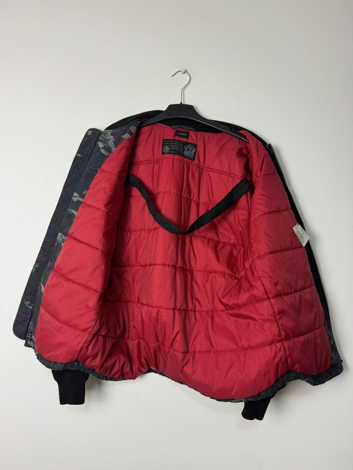 Diesel Rare Vintage Diesel Camo Bomber Jacket Avant-Garde Style Size US M / EU 48-50 / 2 - 10 Thumbnail