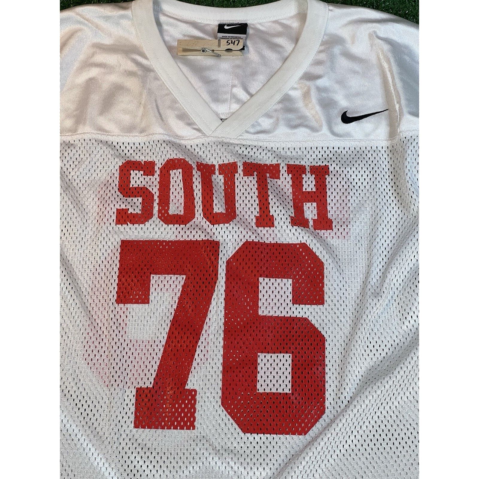 Nike Vintage Nike Team South #76 White Football Jersey Size XXL Size US XXL / EU 58 / 5 - 2 Thumbnail