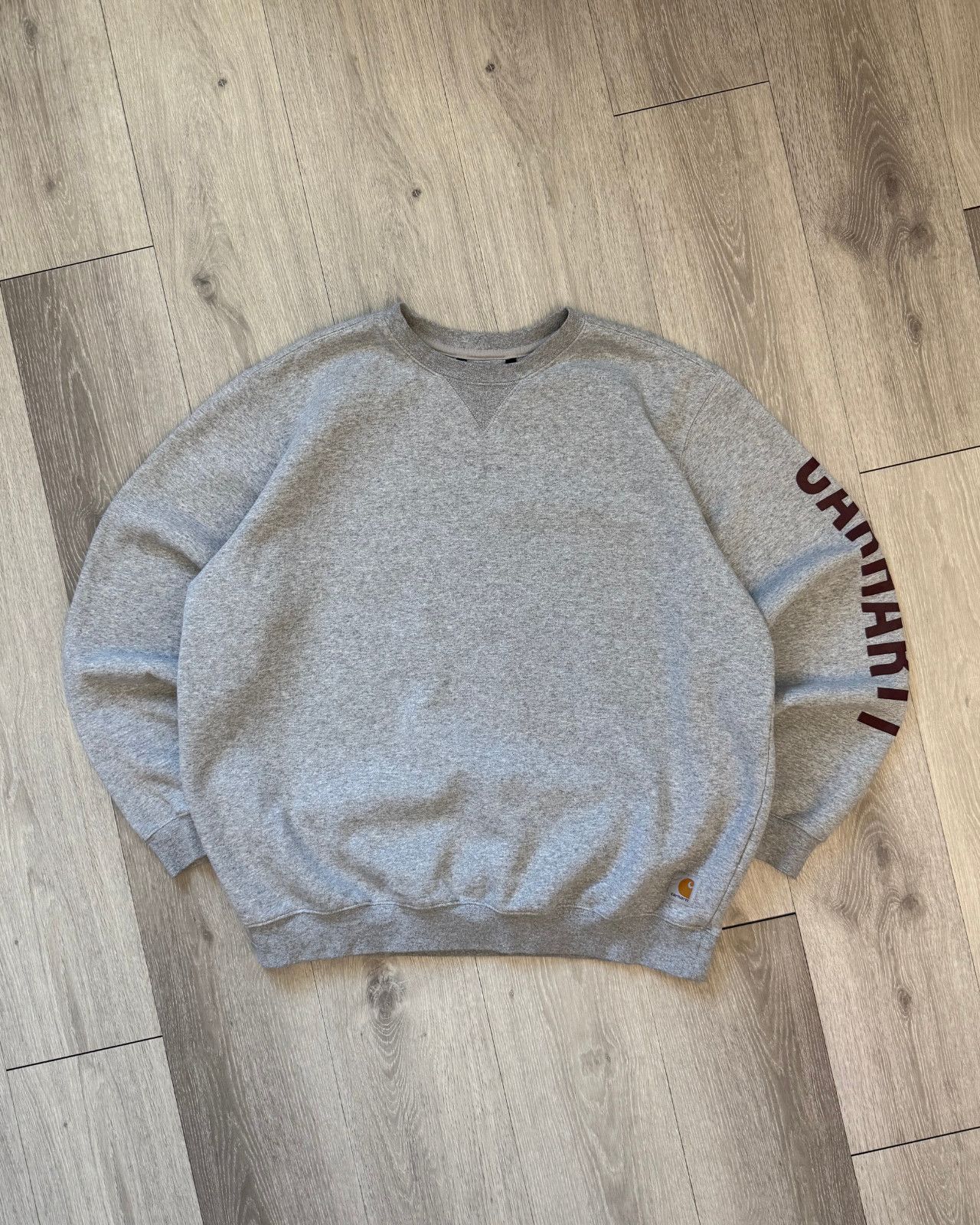 Carhartt Carhartt Loose Fit Boxy Gray Crewneck Sweatshirt - Size XL Size US XL / EU 56 / 4 - 1 Thumbnail