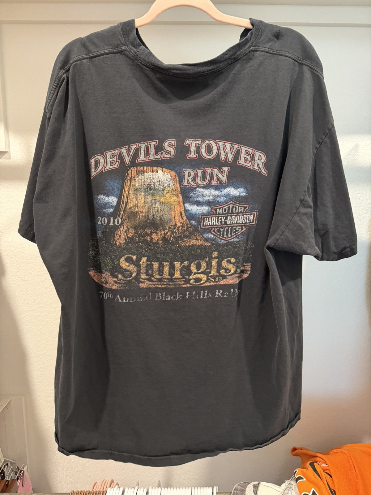 Harley Davidson Harley Davidson Sturgis 2010 Eagle Graphic T Shirt Black Size US XL / EU 56 / 4 - 2 Thumbnail