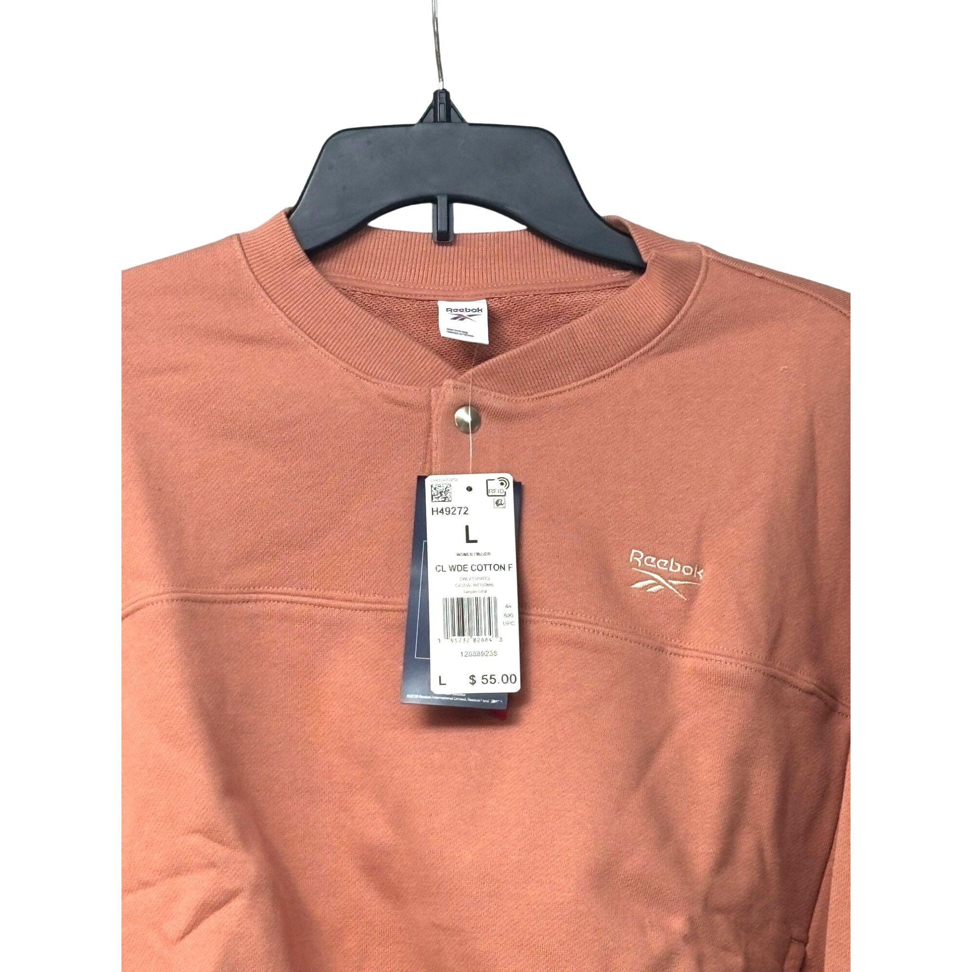 Reebok Reebok Women's Classics Cotton French Terry Cropped Sweatshi Size L / US 10 / IT 46 - 7 Thumbnail