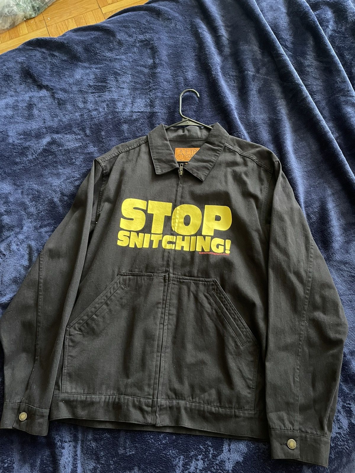 NEIGHBORHOOD FUCK EMワークジャケット Lサイズ NEIGHBORHOOD FUCK EMワークジャケット Lサイズ