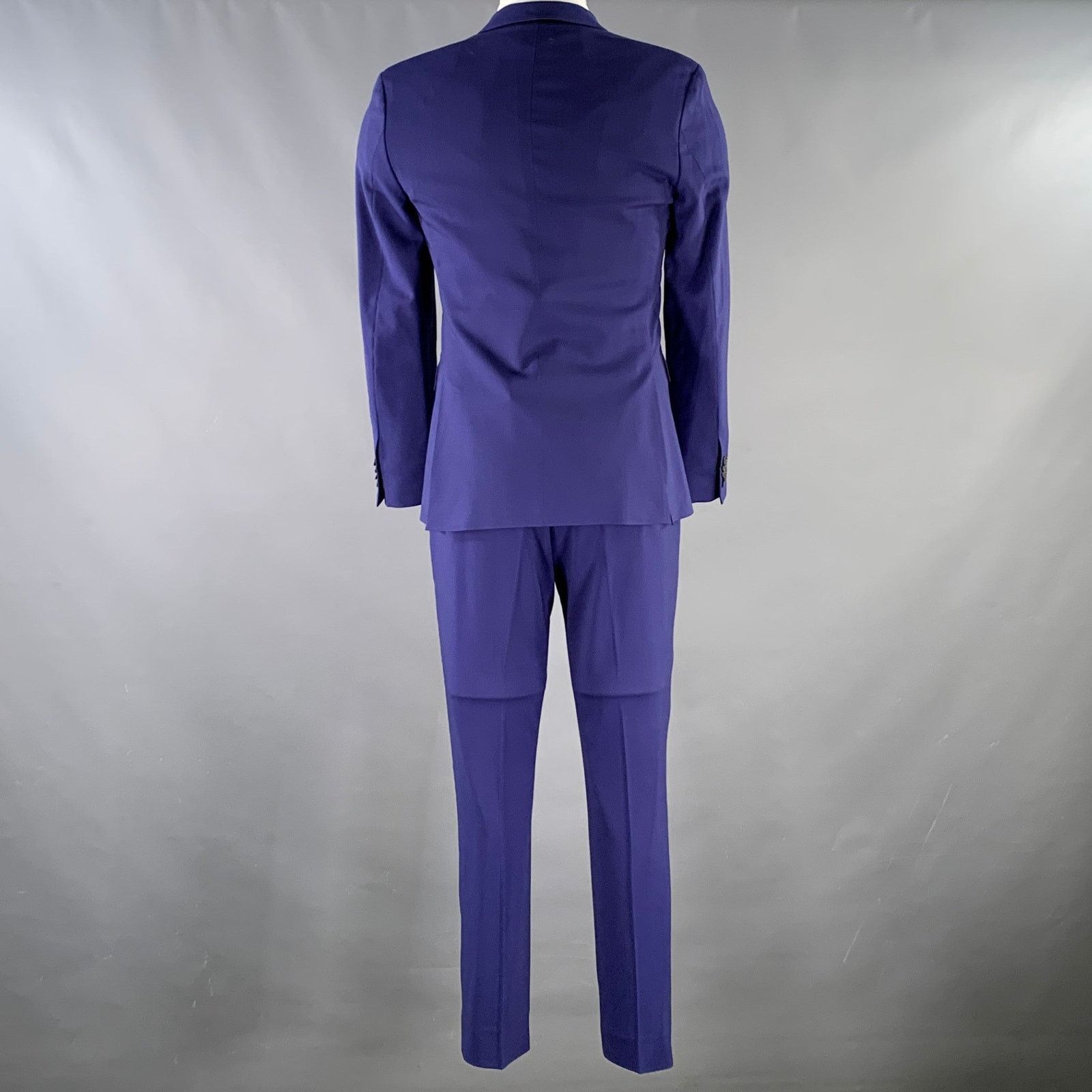 Acne Studios ACNE STUDIOS Size 36 Blue Wool Blend Notch Lapel Suit Size 36R - 3 Thumbnail