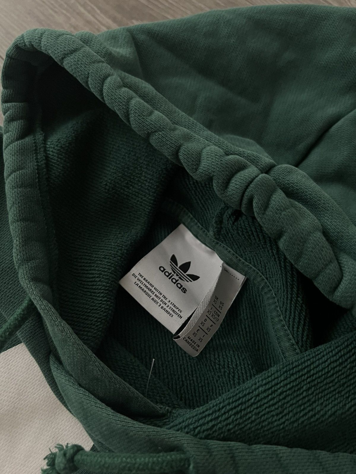 Adidas ‼️Adidas Big Logo Heavy Hard Cotton Oversized Hoodie‼️ Size US XS / EU 42 / 0 - 9 Thumbnail