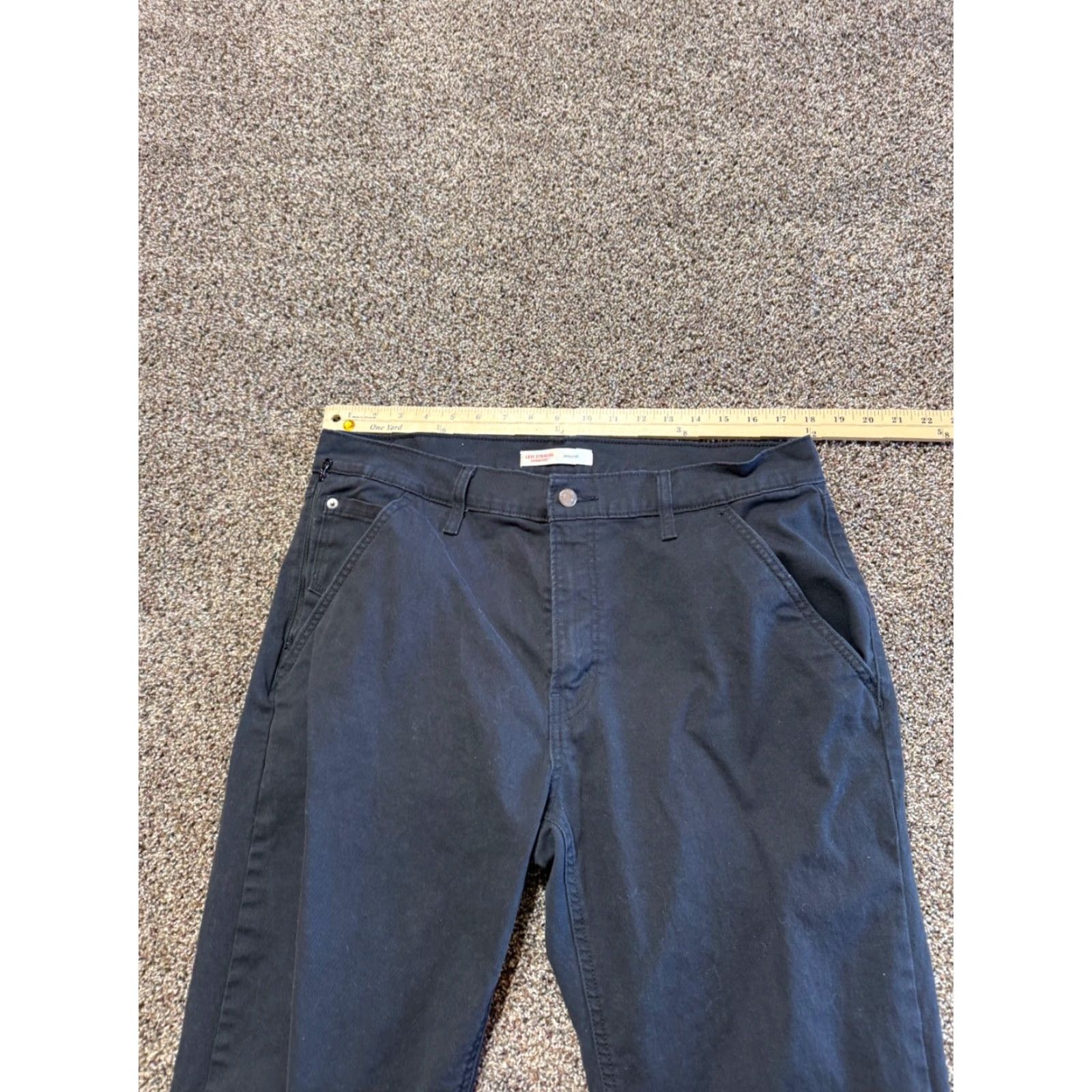 Levi's Levi's Athletic Jeans 36 Black Size 36 Inseam 32 Straight Mens Pants Regular 36x32 Size US 36 / EU 52 - 6 Thumbnail