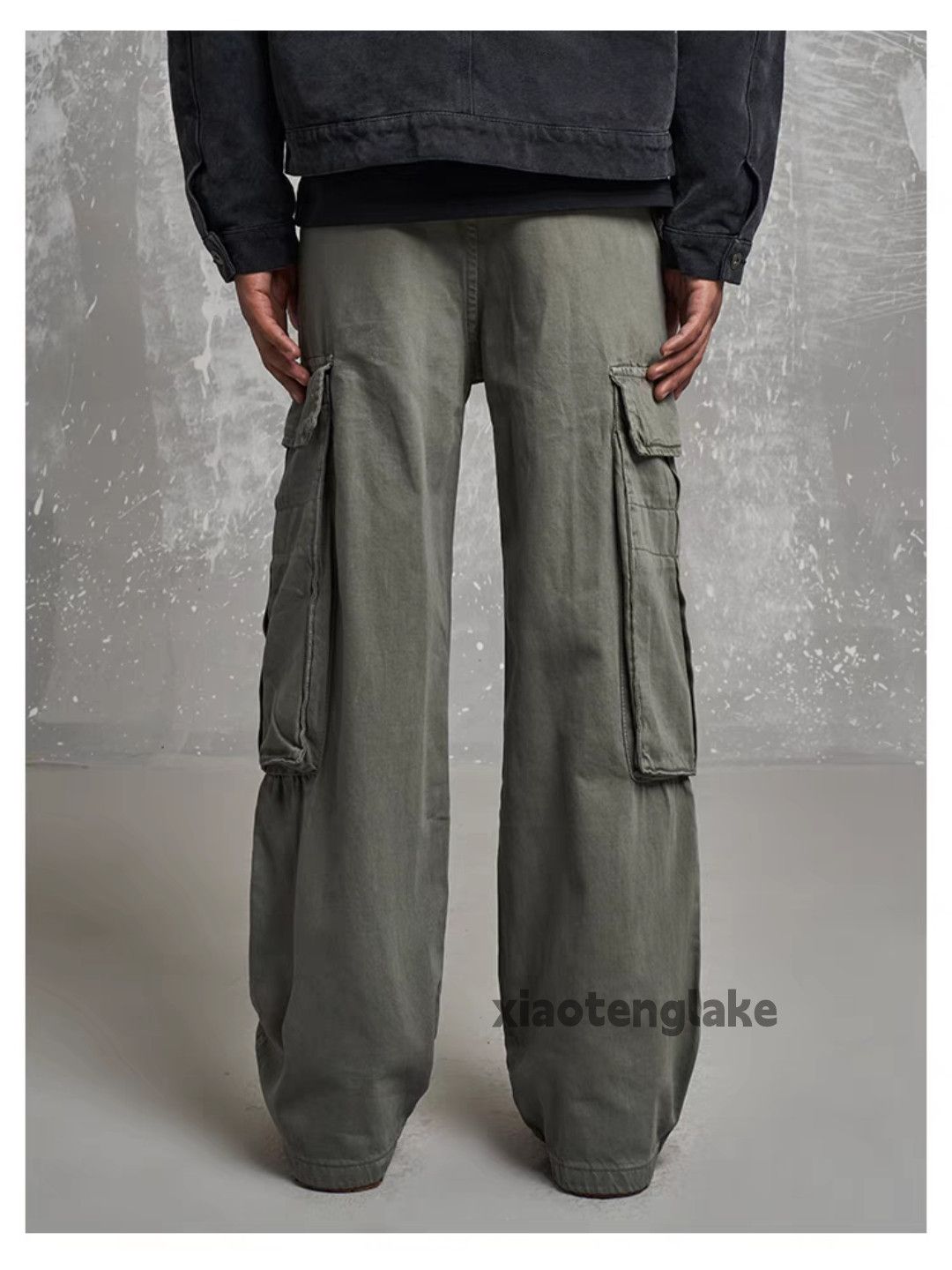 Designer Unisex outdoor utility loose baggy hiphop cargo pants Size US 32 / EU 48 - 4 Thumbnail
