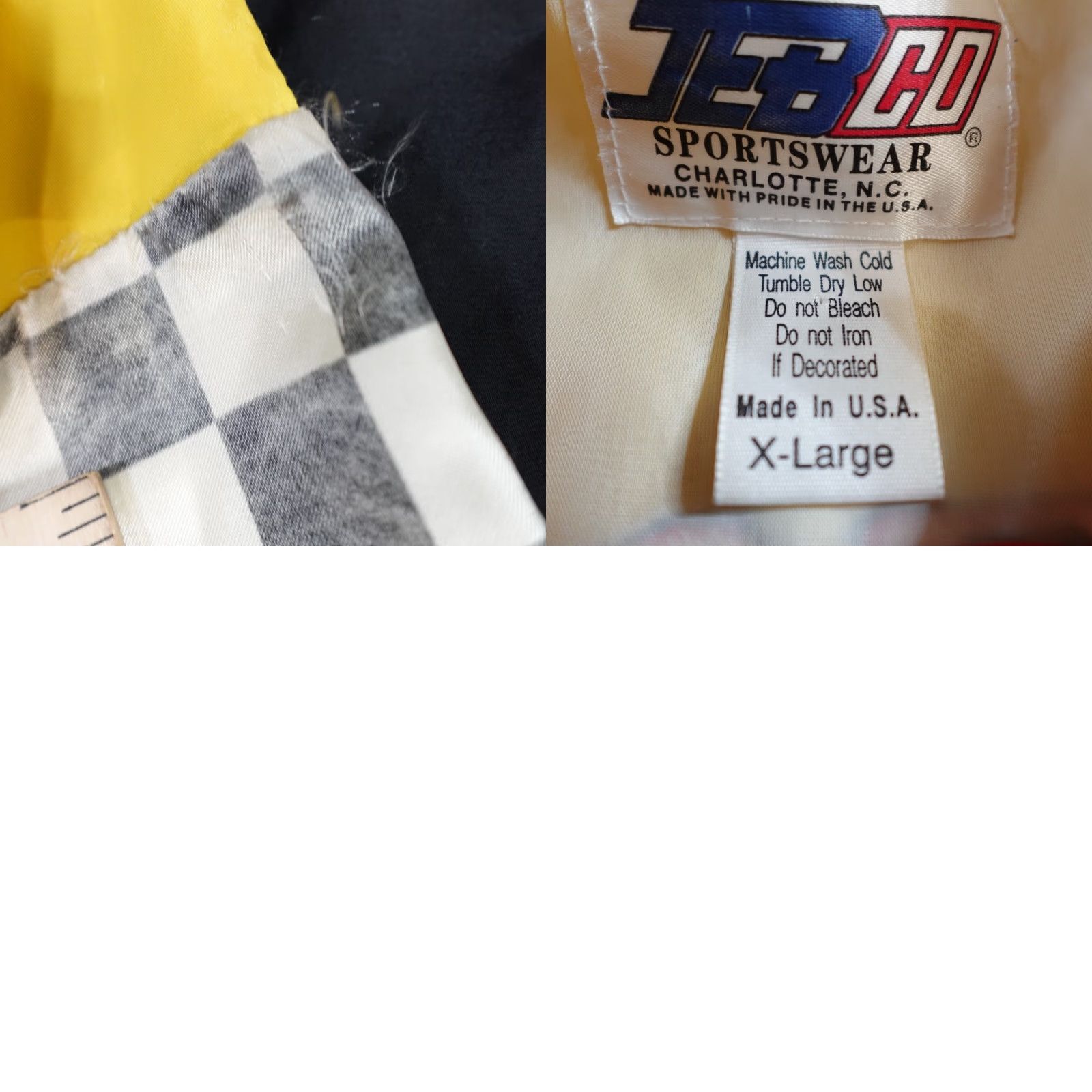 Vintage Ernie Irvan Jacket XL Black Yellow Windbreaker Jacket Vintage Made in USA Men XL Black Yellow Windbreaker Zip Full Zip Activewear Brand: Vintage Size US XL / EU 56 / 4 - 9 Thumbnail