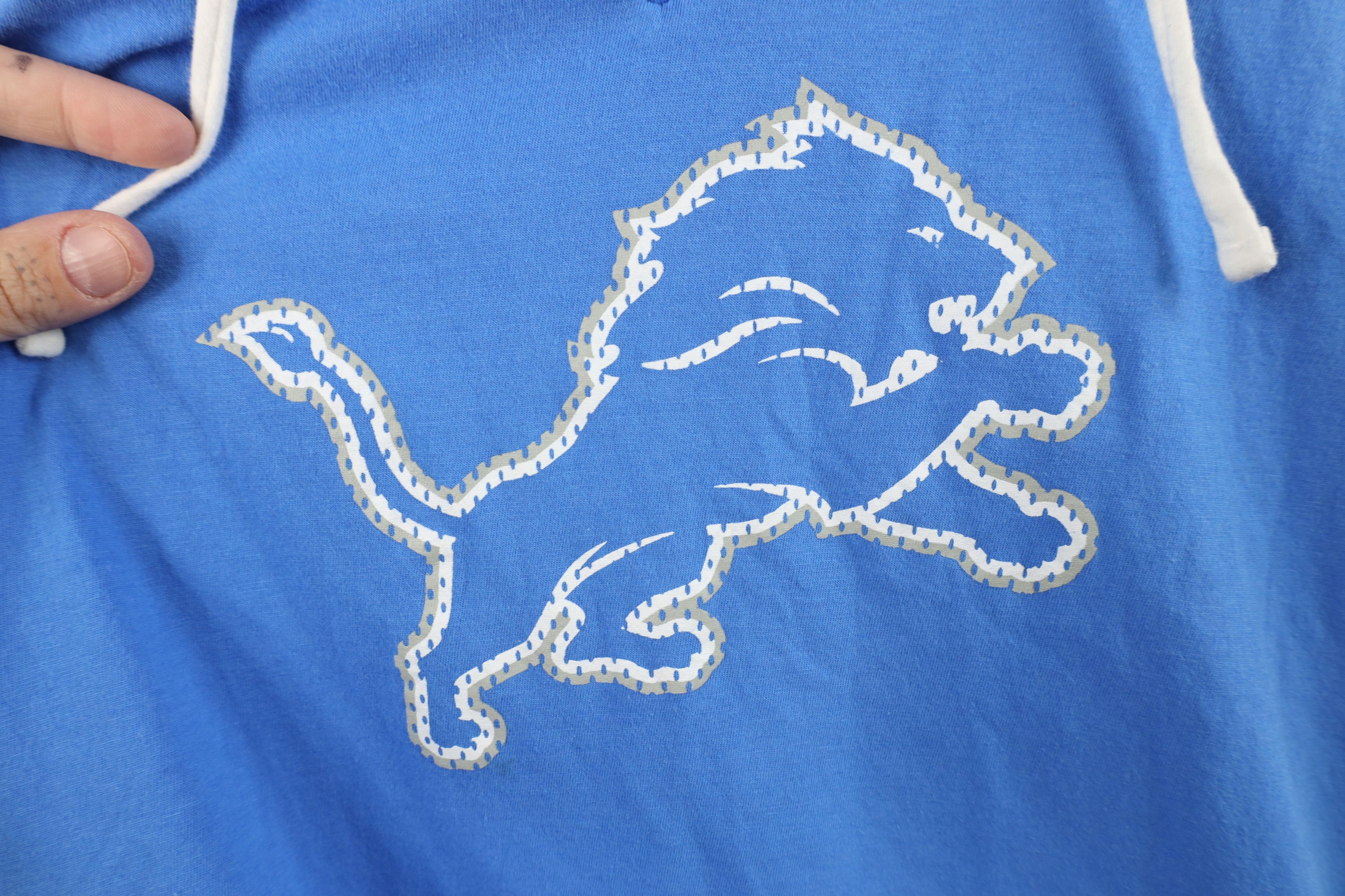 Vintage Vintage NFL Faded Detroit Lions Football Jersey T-Shirt Blue Size M / US 6-8 / IT 42-44 - 6 Thumbnail