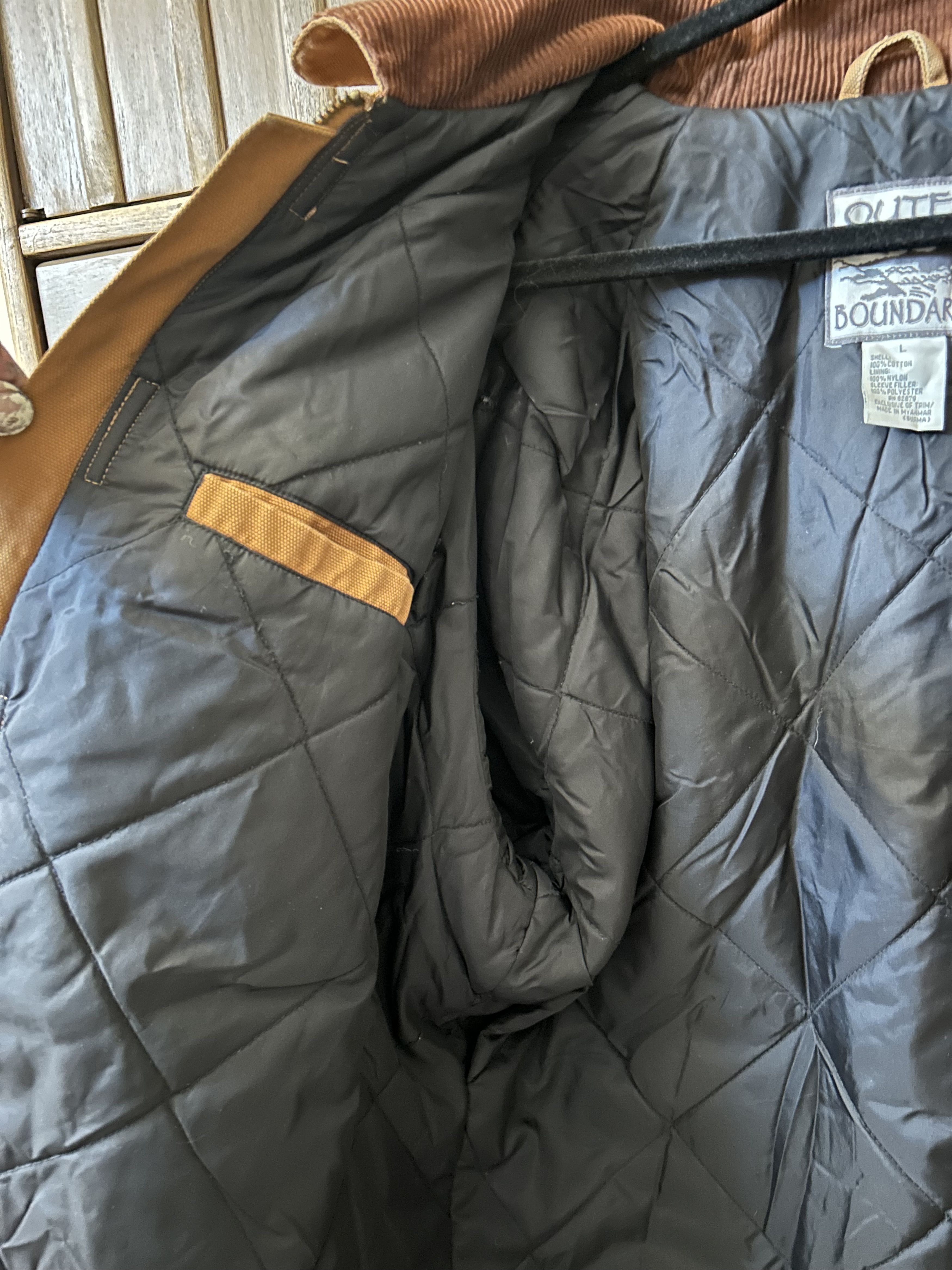 Carhartt Tan Canvas Work Coat Men’s L - Unisex Size US XL / EU 56 / 4 - 6 Thumbnail