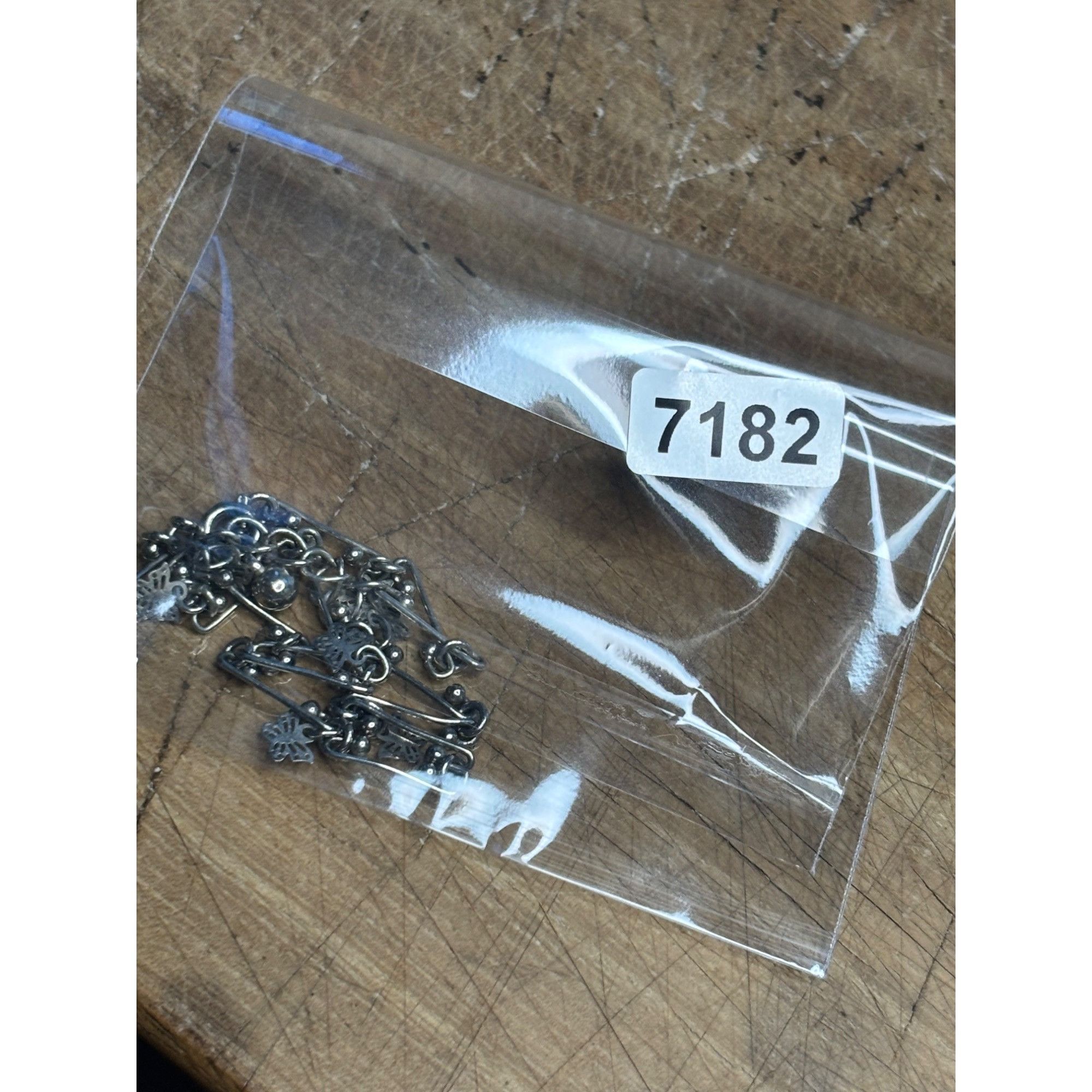 Other Silver Butterfly Charm Anklet With Adjustable Chain For Wome Size ONE SIZE - 2 Thumbnail