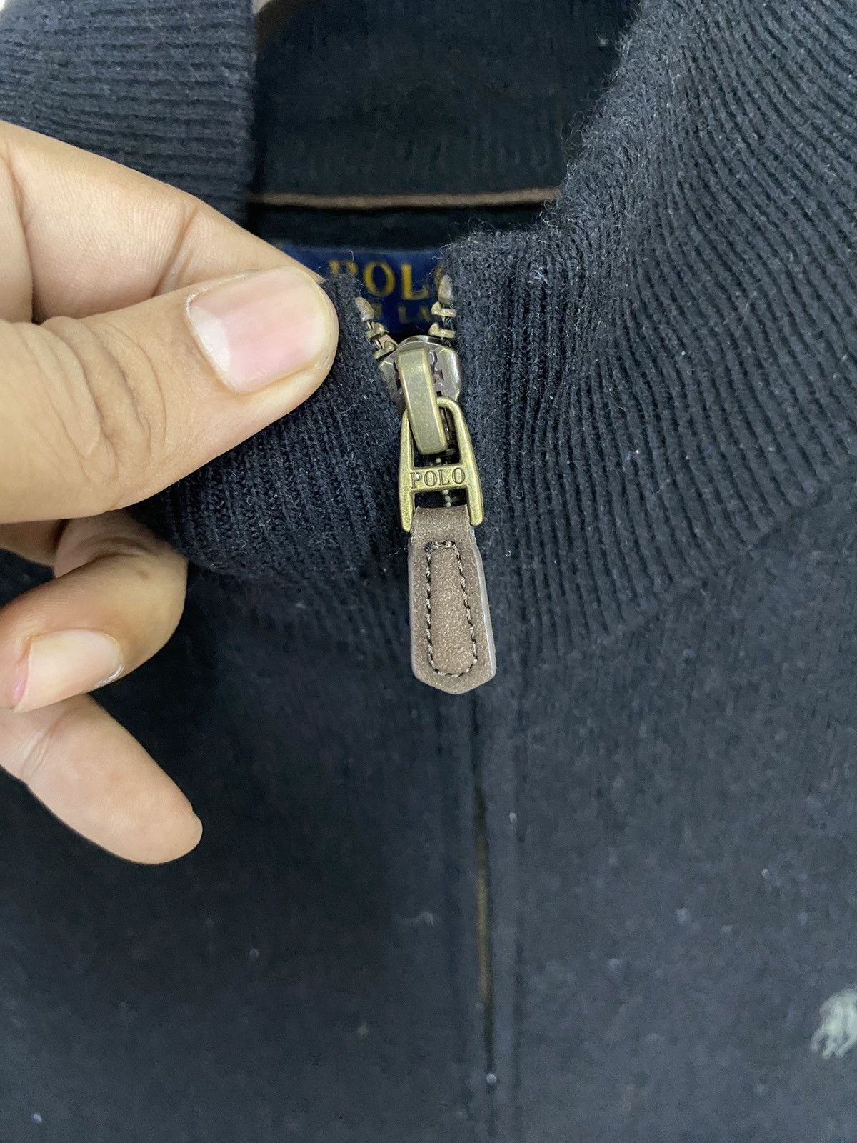 Polo Ralph Lauren × Ralph Lauren Polo ralph lauren small pony wool soft sweater zipper Size US S / EU 44-46 / 1 - 4 Thumbnail