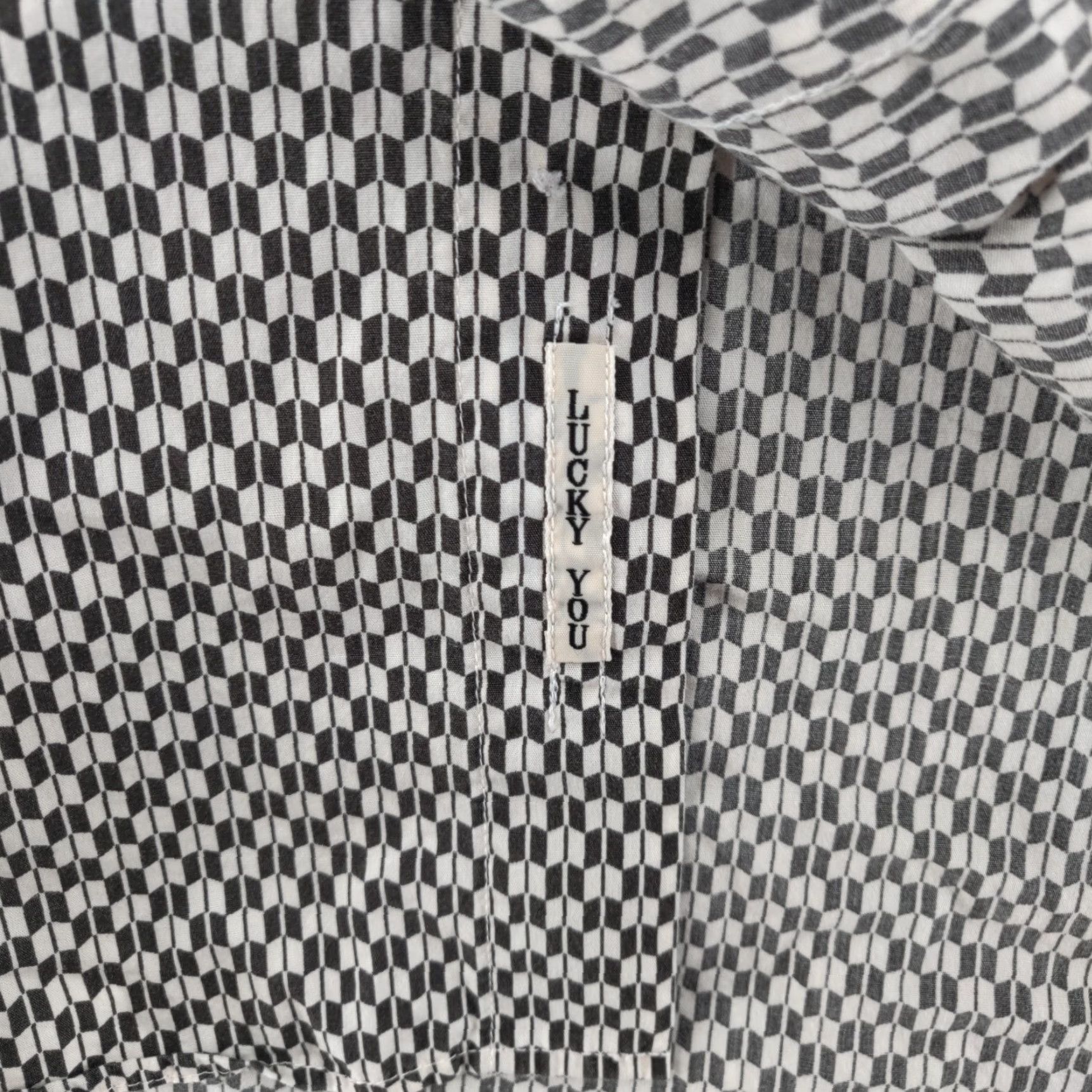 Lucky Brand VINTAGE Lucky Brand Shirt Men Large Check Single Needle Tailored Long Sleeve Button Size US L / EU 52-54 / 3 - 6 Thumbnail