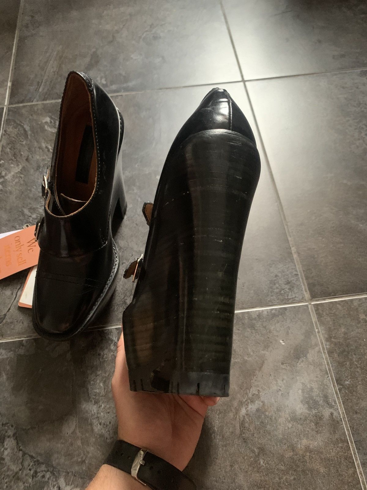 Burberry Prorsum Burberry Platform Ankle Heels Size US 9 / IT 39 - 7 Thumbnail