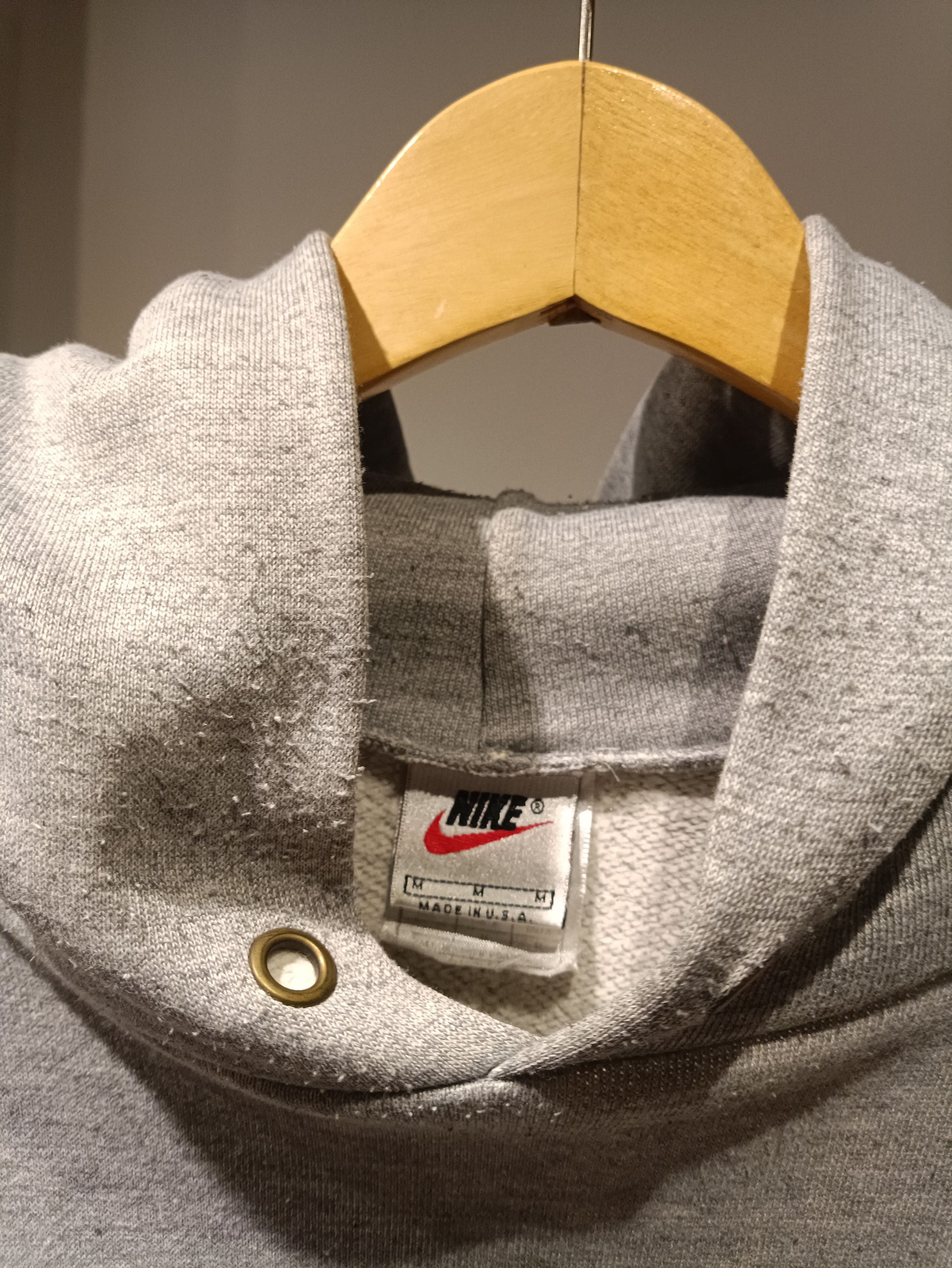 Nike Vintage Nike 90s Mini Swoosh Hoodie Size US XL / EU 56 / 4 - 3 Thumbnail