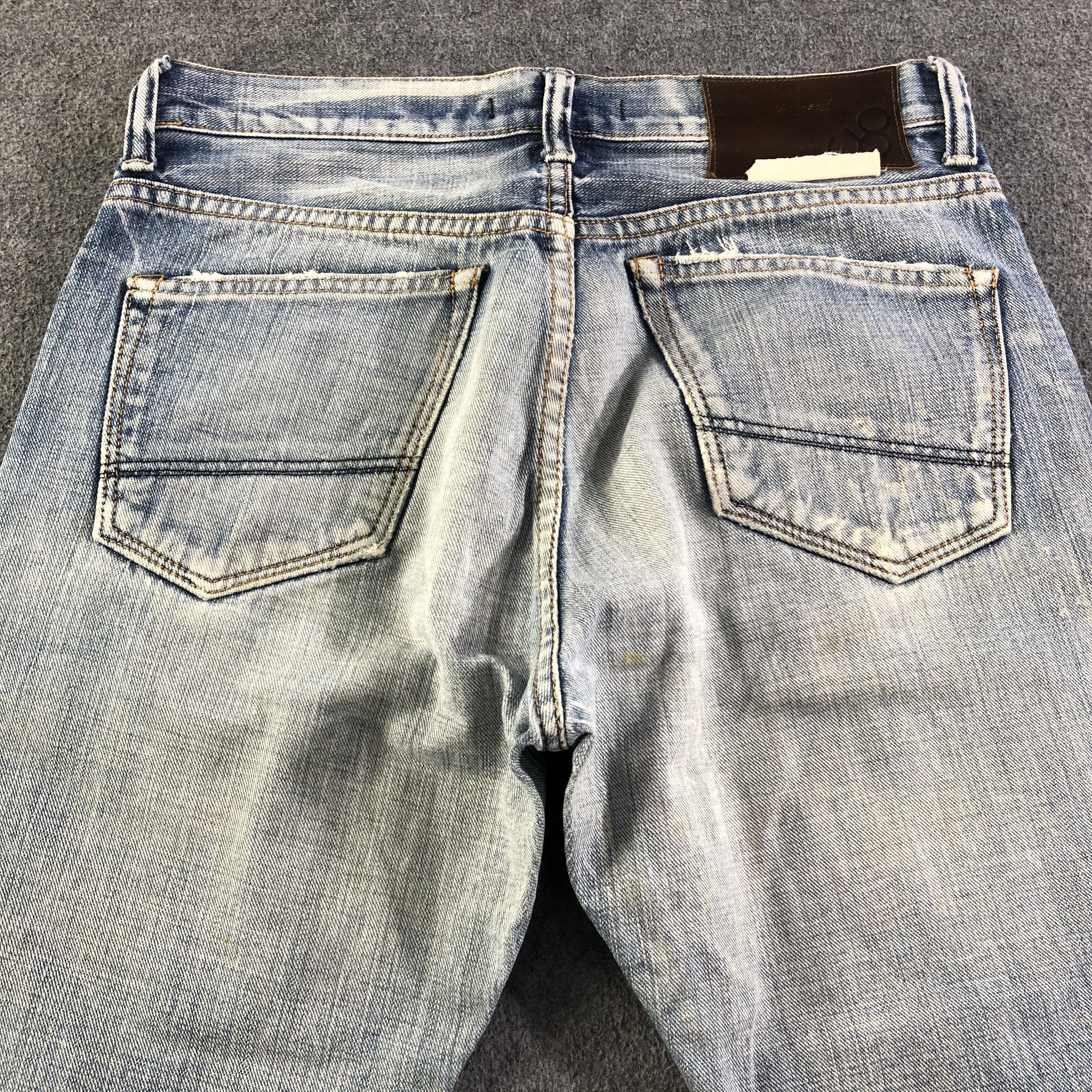 Johnbull Vintage Light Wash John Bull Selvedge Jeans-J2992 Size US 32 / EU 48 - 4 Thumbnail