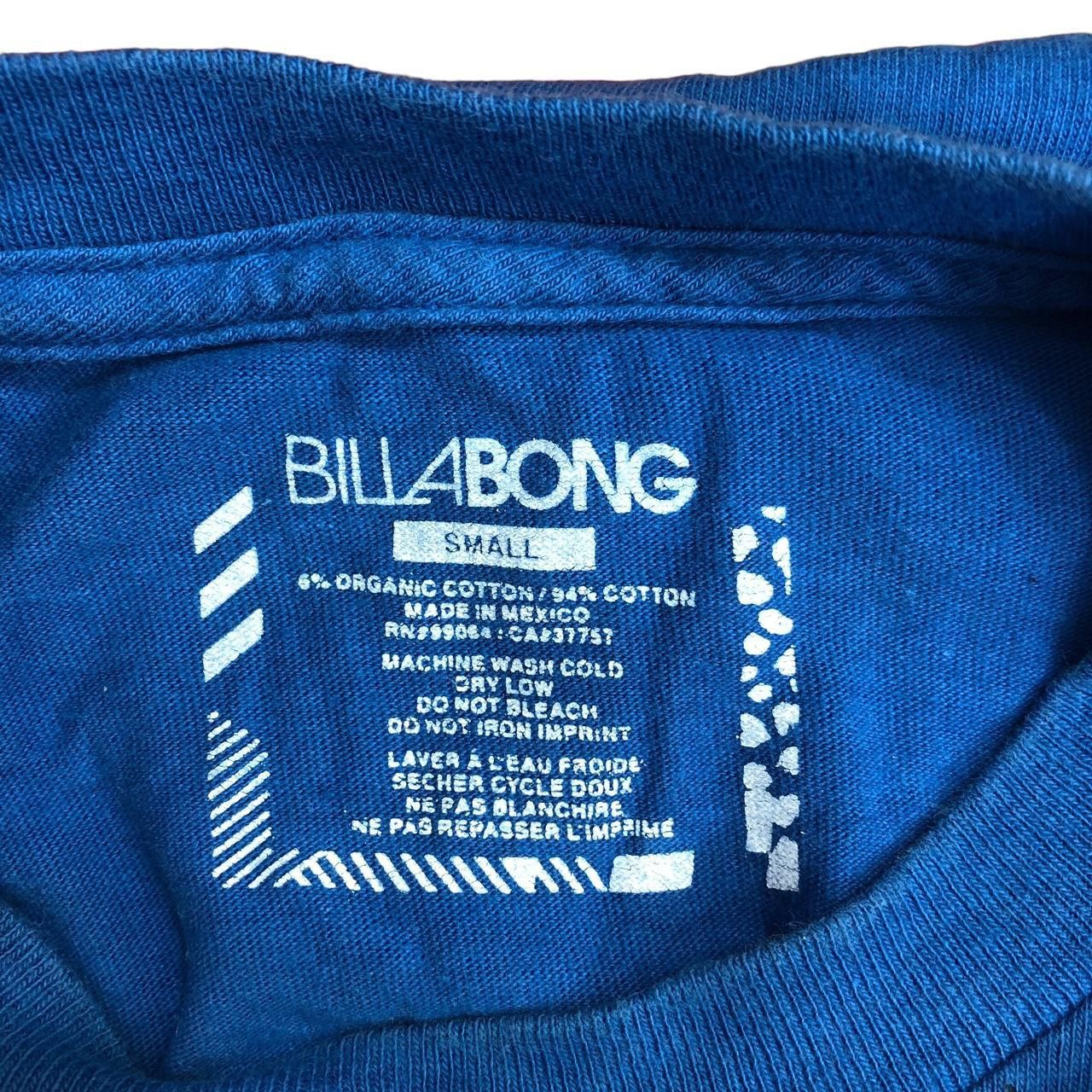 Billabong BILLABONG SURF Organic Cotton Blue Tee Shirt Longboard Size US S / EU 44-46 / 1 - 5 Thumbnail