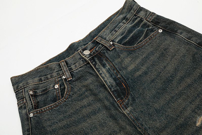Vintage Men's American Retro Distressed Ripped Jeans Size US 32 / EU 48 - 3 Thumbnail